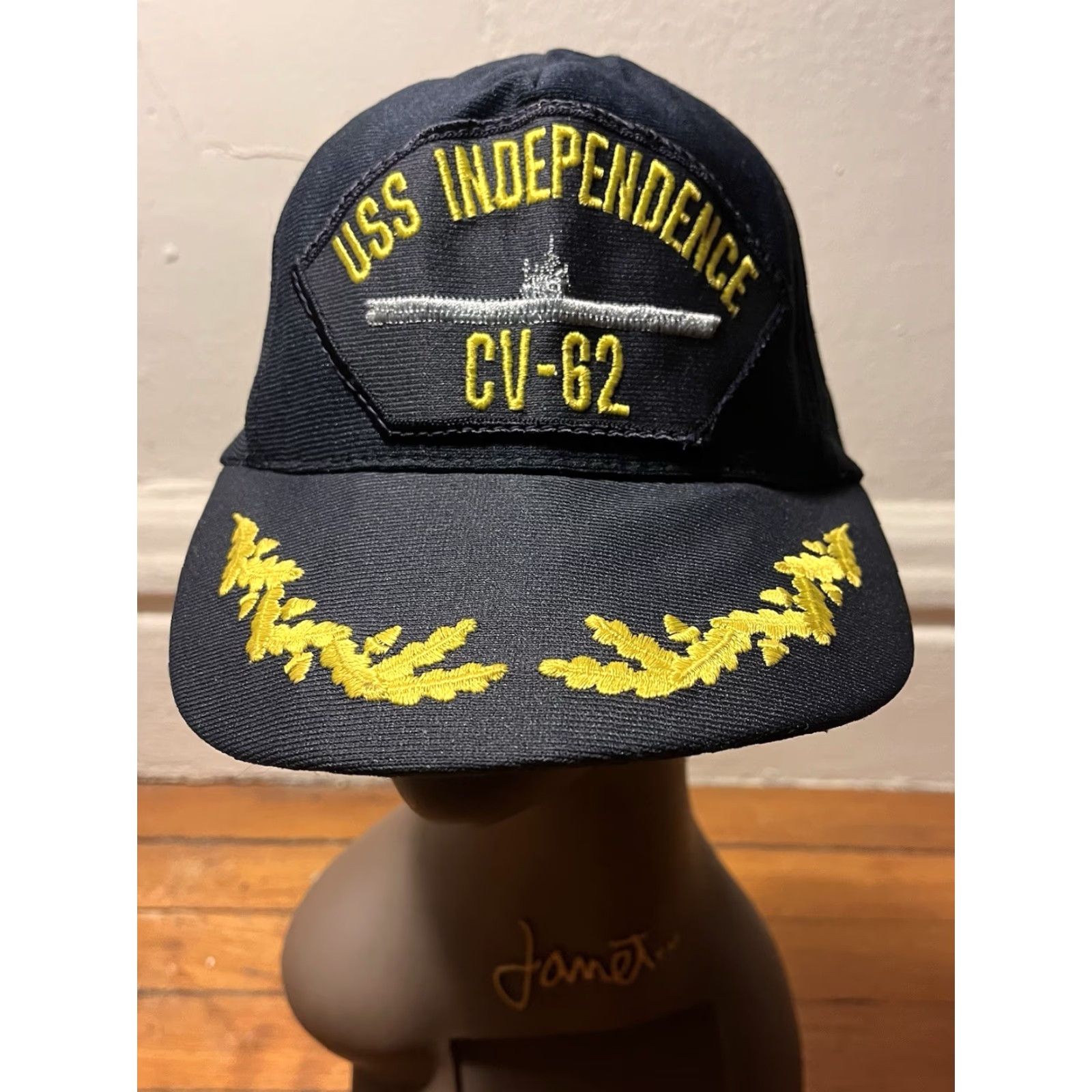 Vintage VINTAGE Northstar USS Independence CV-62 Navy Aircraft Carrier Snapback Hat Size ONE SIZE - 2 Thumbnail