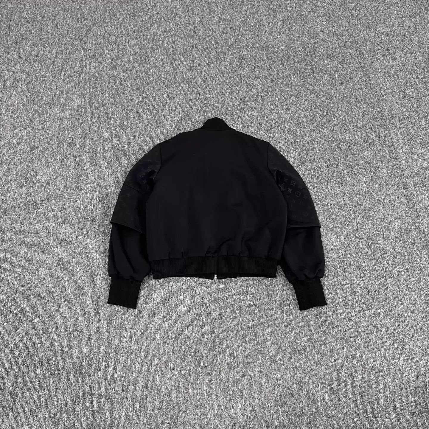 Louis Vuitton LV Black All-Over Monogram Jacket Size 38 Size S / US 4 / IT 40 - 2 Thumbnail