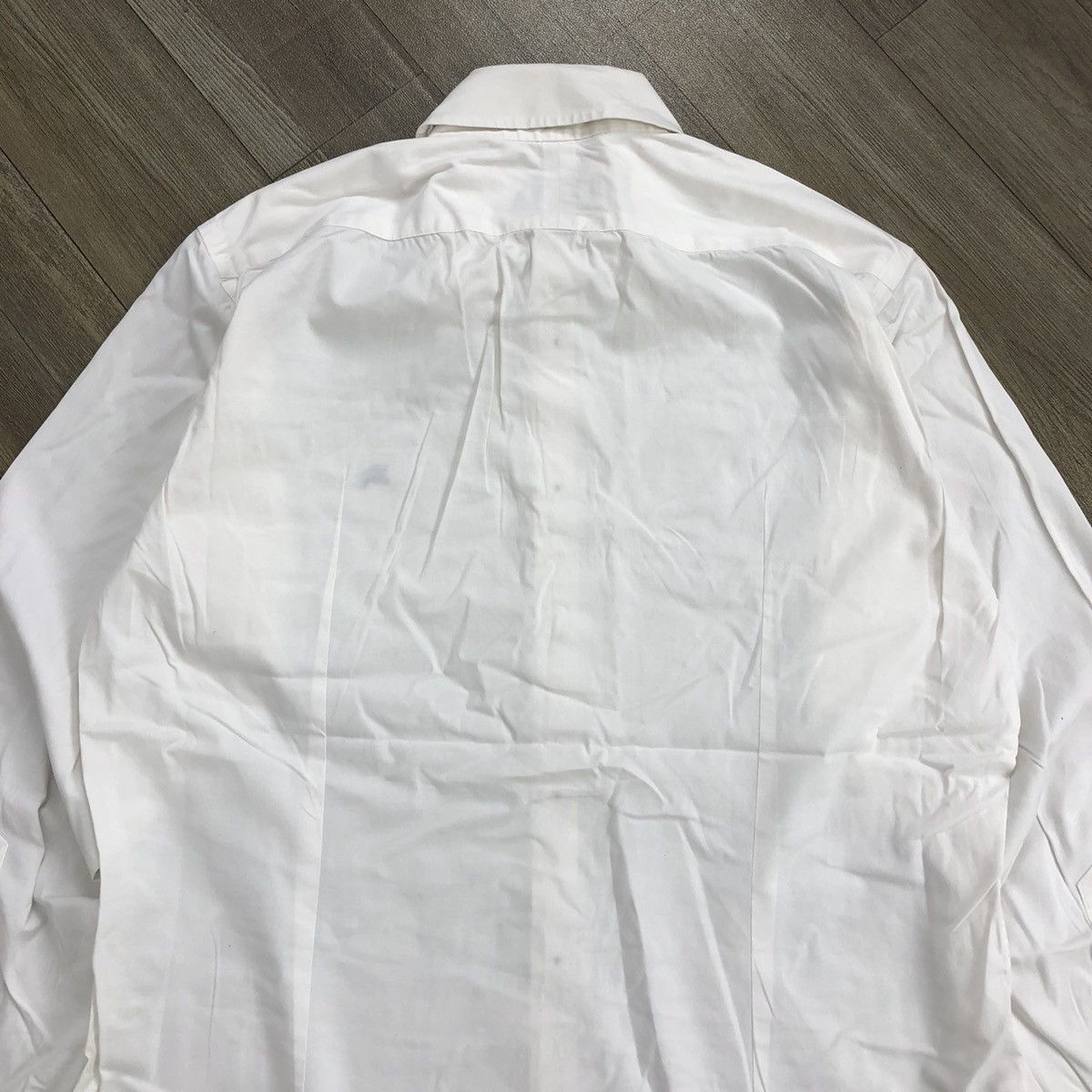 Burberry × Vintage Vintage Burberry Black Label True White Button Up Shirt Size US L / EU 52-54 / 3 - 11 Thumbnail