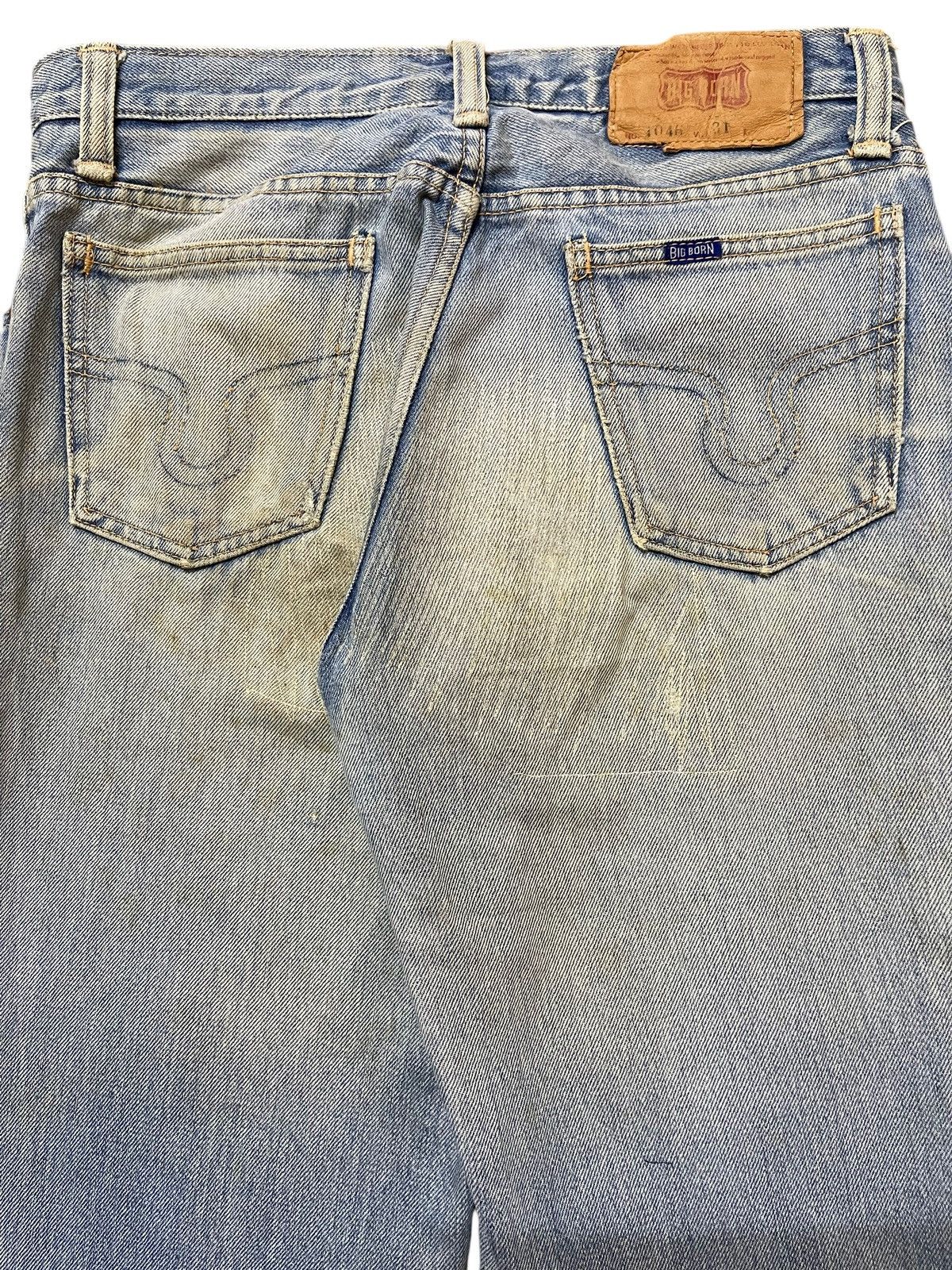 KMRii Vintage Japanese Brand Mud Wash Style Wide Leg Jeans Size US 28 / EU 44 - 6 Thumbnail