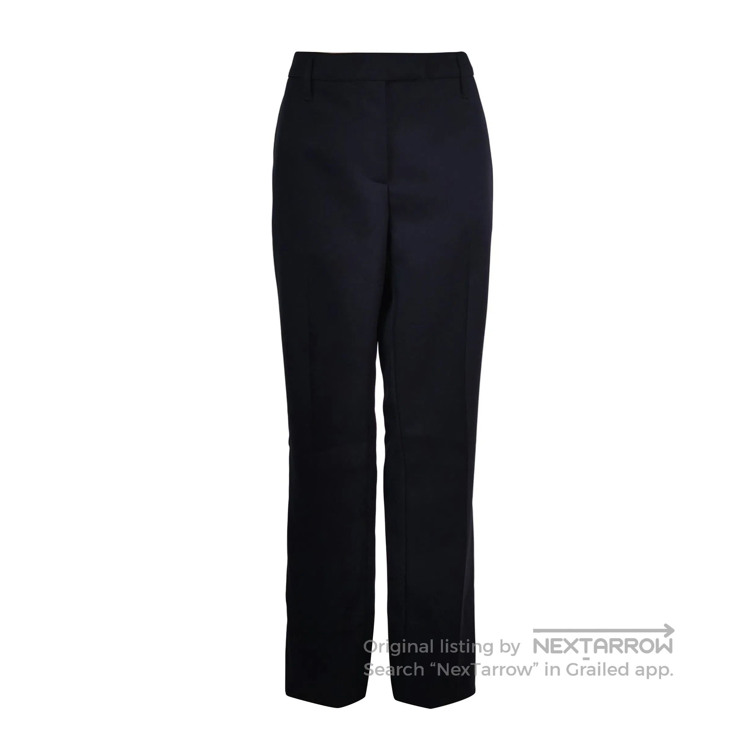 Prada Prada Cotton Logo Trousers in Size 4. Size 39" - 1 Thumbnail