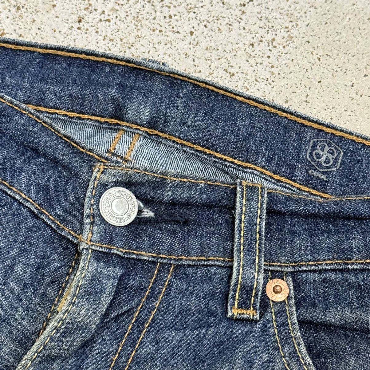 Levi's Levis 505 Cool Distressed Repaired Stretch Denim Pants Size US 36 / EU 52 - 9 Thumbnail