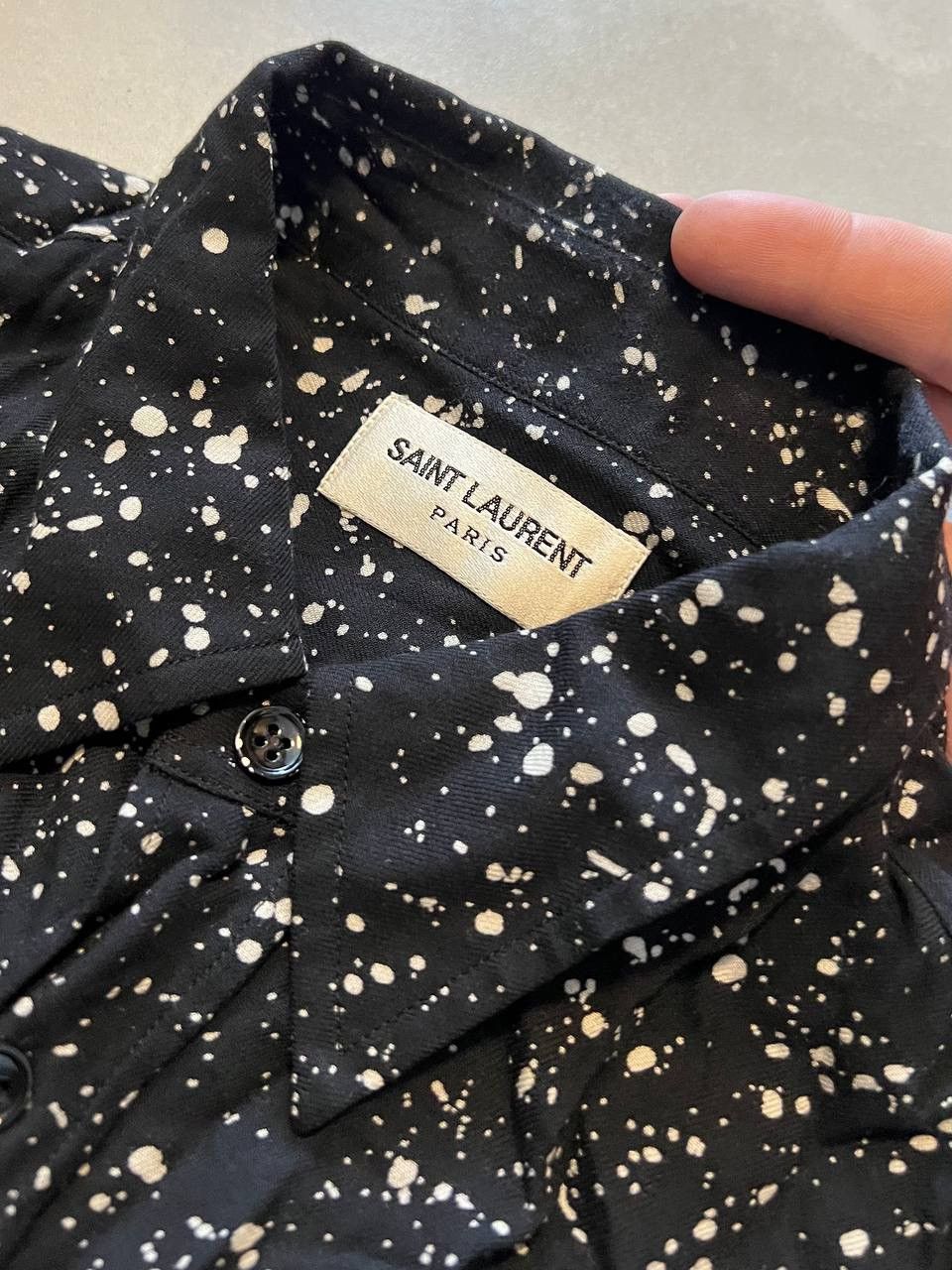 Hedi Slimane × Saint Laurent Paris Saint laurent paris shirt Size US M / EU 48-50 / 2 - 6 Thumbnail