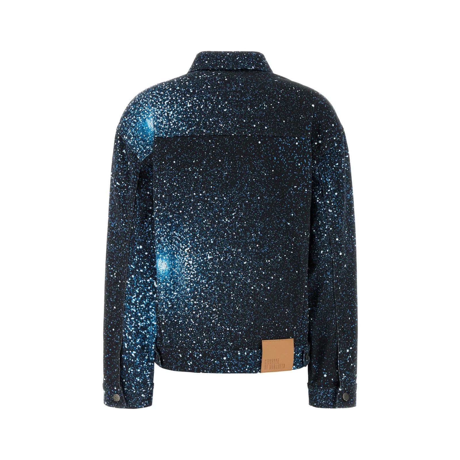 Other GIUSEPPE DI MORABITO Multicolor Printed Stretch Denim Jacket Size XS / US 0-2 / IT 36-38 - 2 Thumbnail