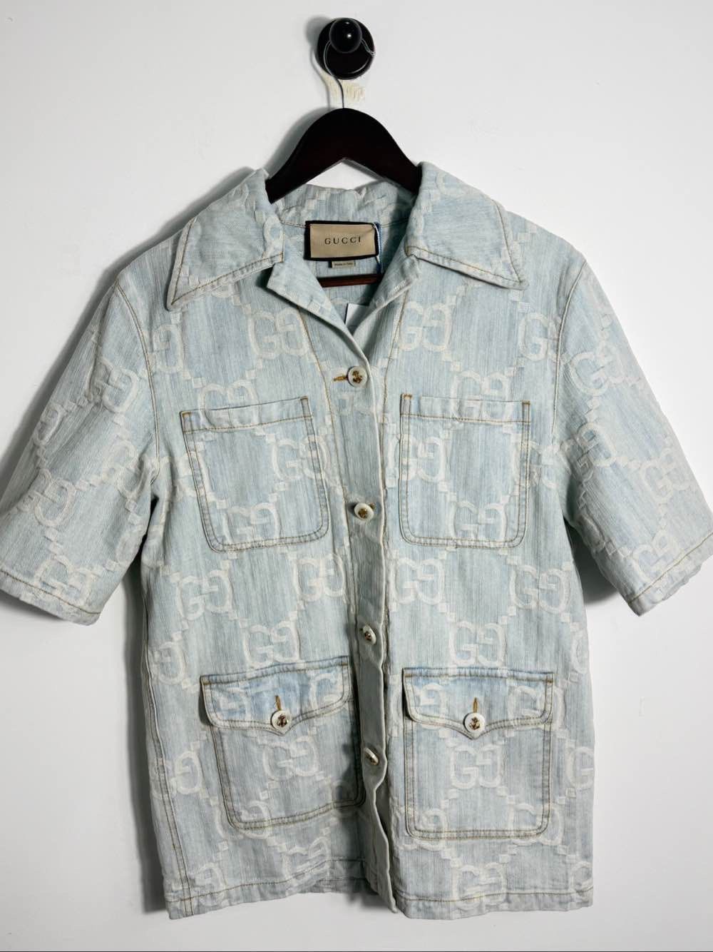 Gucci Gucci California Embroidery Denim Shirt Size 38 Size XS / US 0-2 / IT 36-38 - 1 Thumbnail