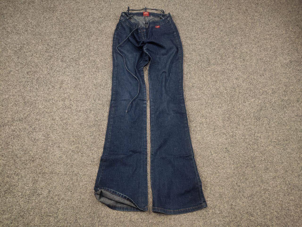 Miss Sixty Vintage Y2K Miss Sixty Low Bootcut drawstring Denim Jeans Size 28" / US 6 / IT 42 - 2 Thumbnail