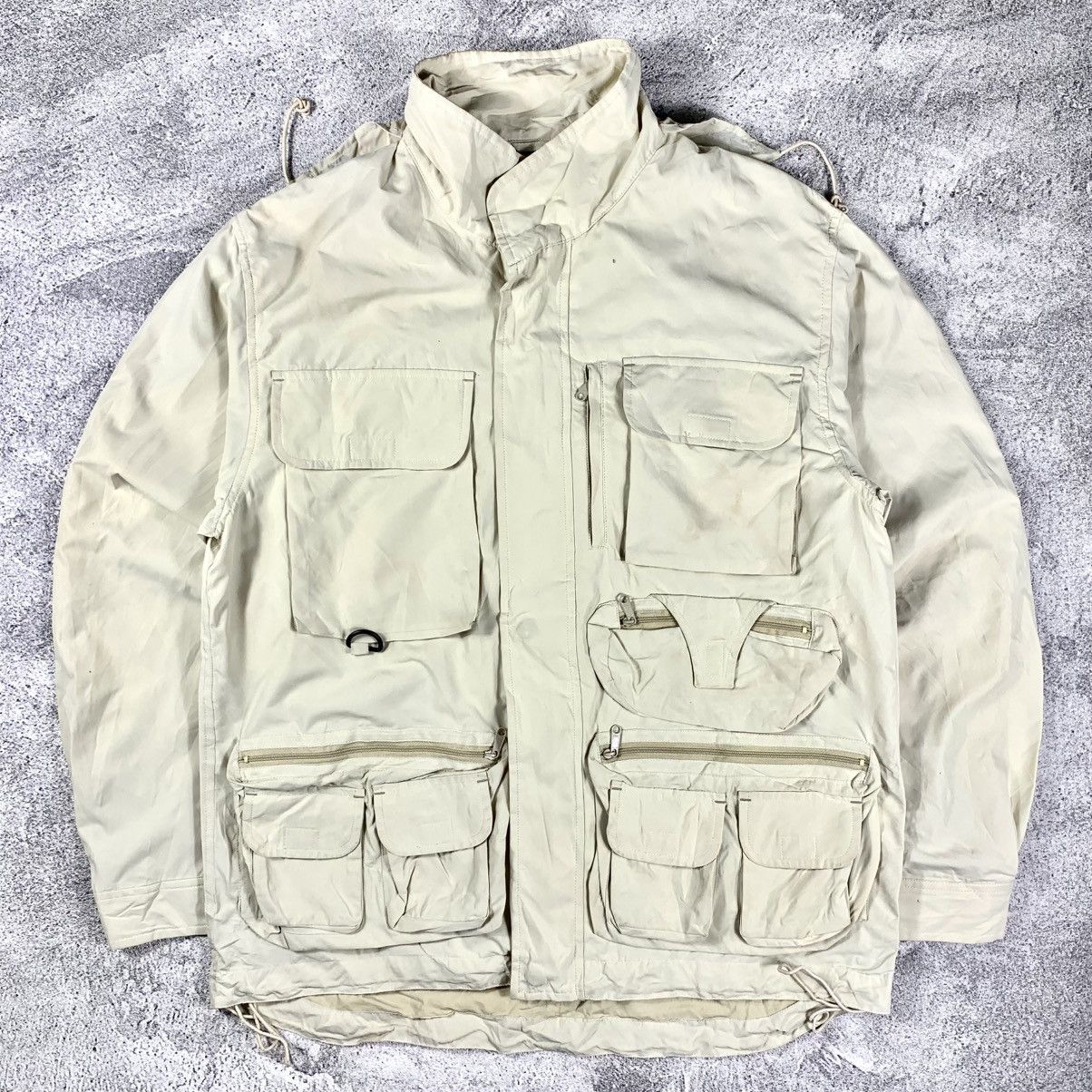 Vintage (SOLD OUT) Vintage 90’s Jeaning Multi Pocket Fishing Jacket Size US L / EU 52-54 / 3 - 1 Thumbnail