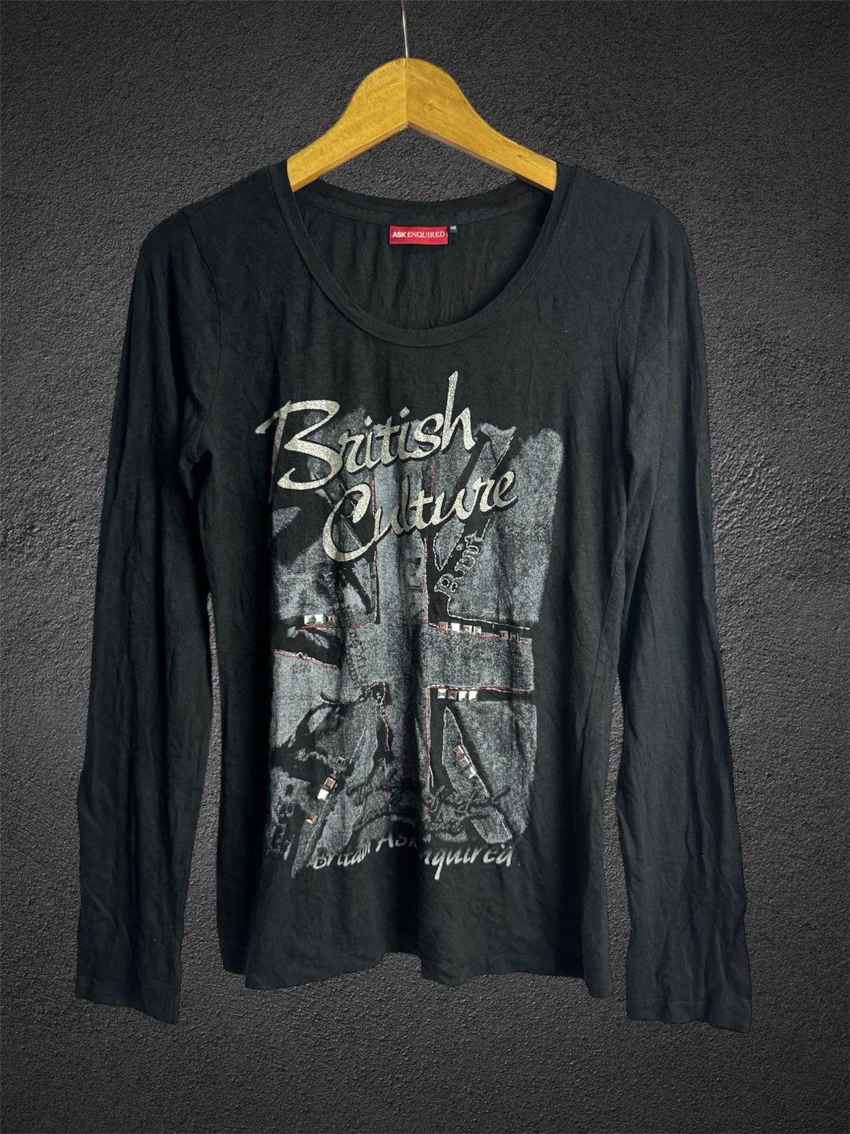 Yasuyuki Ishii Japanese England Poem Ask Enquired Long Sleeve Gothic Size US M / EU 48-50 / 2 - 1 Thumbnail