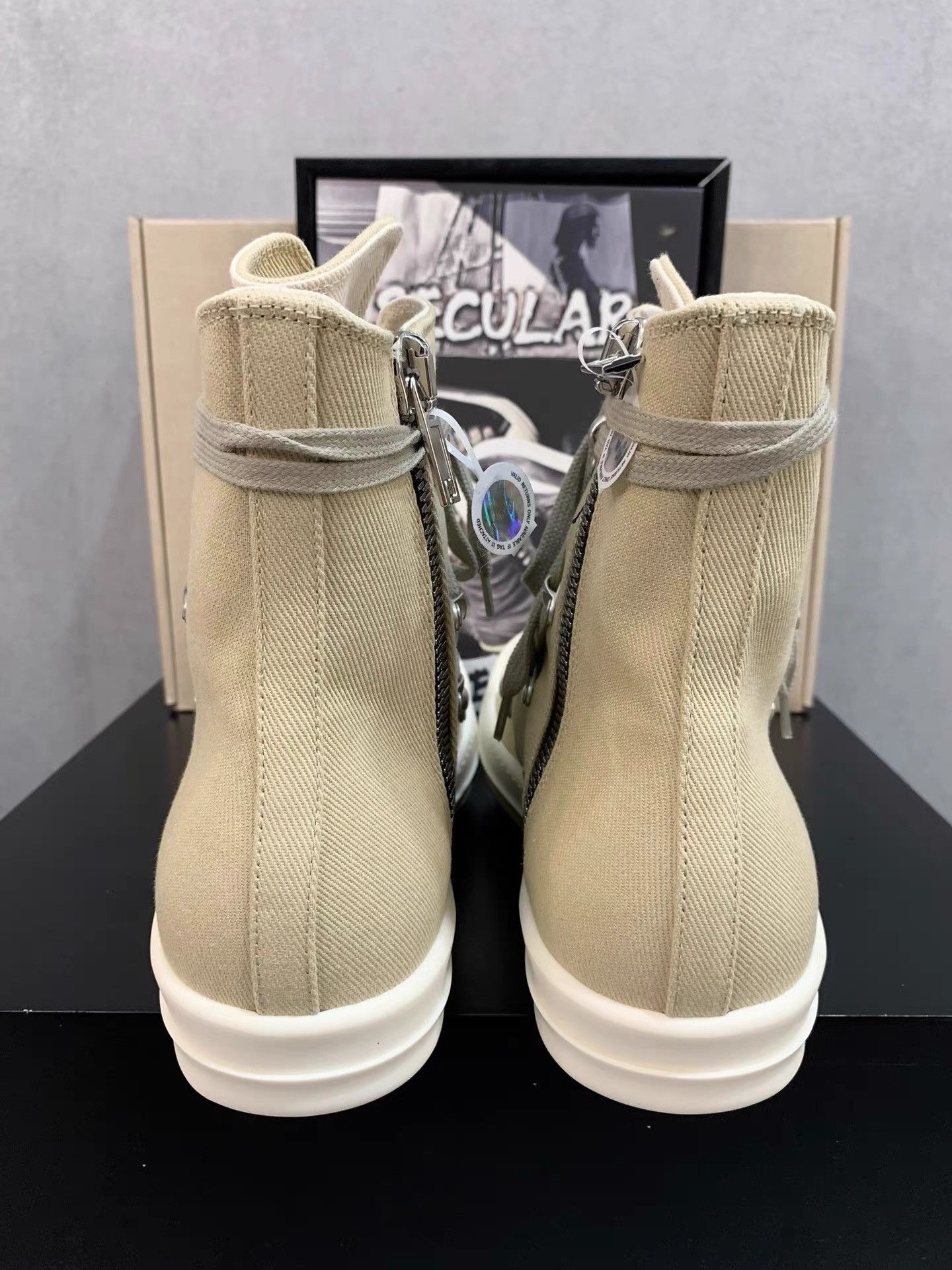 Rick Owens Rick Owens Pentagram High-Top Sneakers K34 Size US 6 / IT 36 - 7 Thumbnail