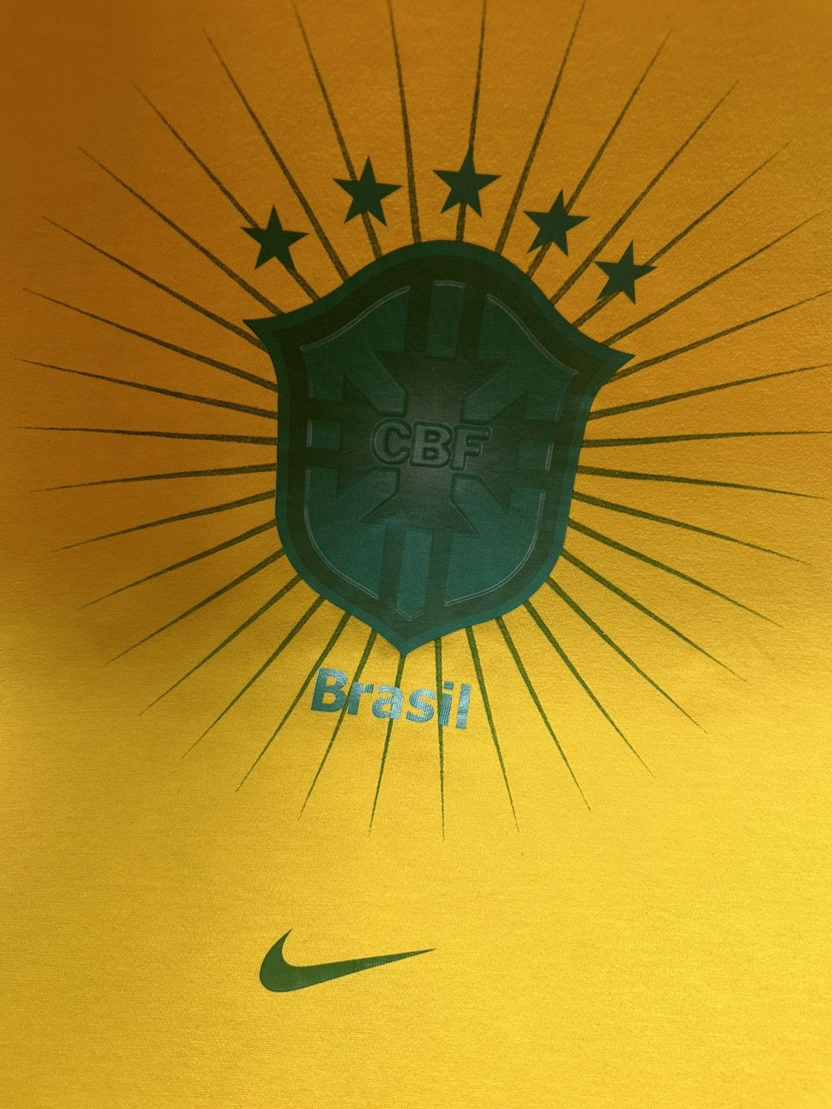 Nike × Vintage Vintage Nike Brazil soccer jersey yellow size M rare logo Size US M / EU 48-50 / 2 - 4 Thumbnail