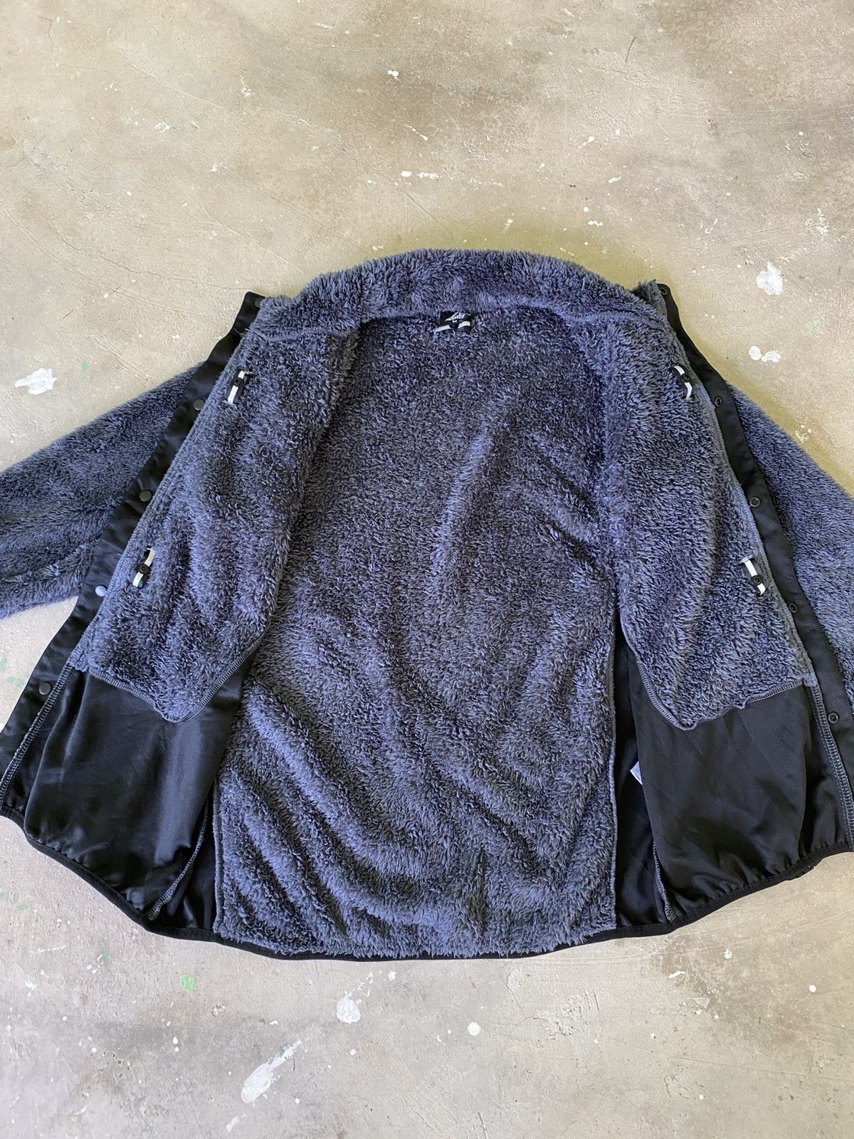 Japanese Brand AEGIS Tactical Sherpa Fleece Jacket Grey Black Size US M / EU 48-50 / 2 - 7 Thumbnail