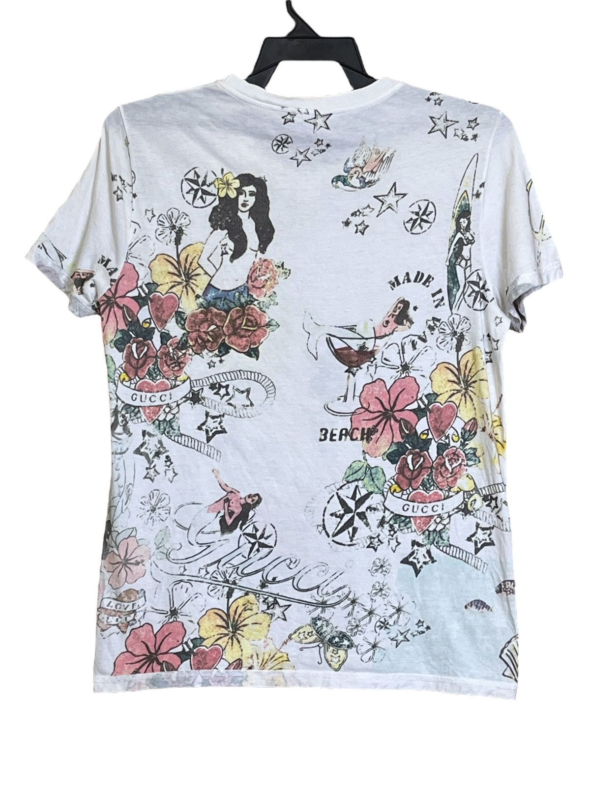 Gucci GUCCI MERMAID PRINT TEE SHIRT Size US M / EU 48-50 / 2 - 2 Thumbnail