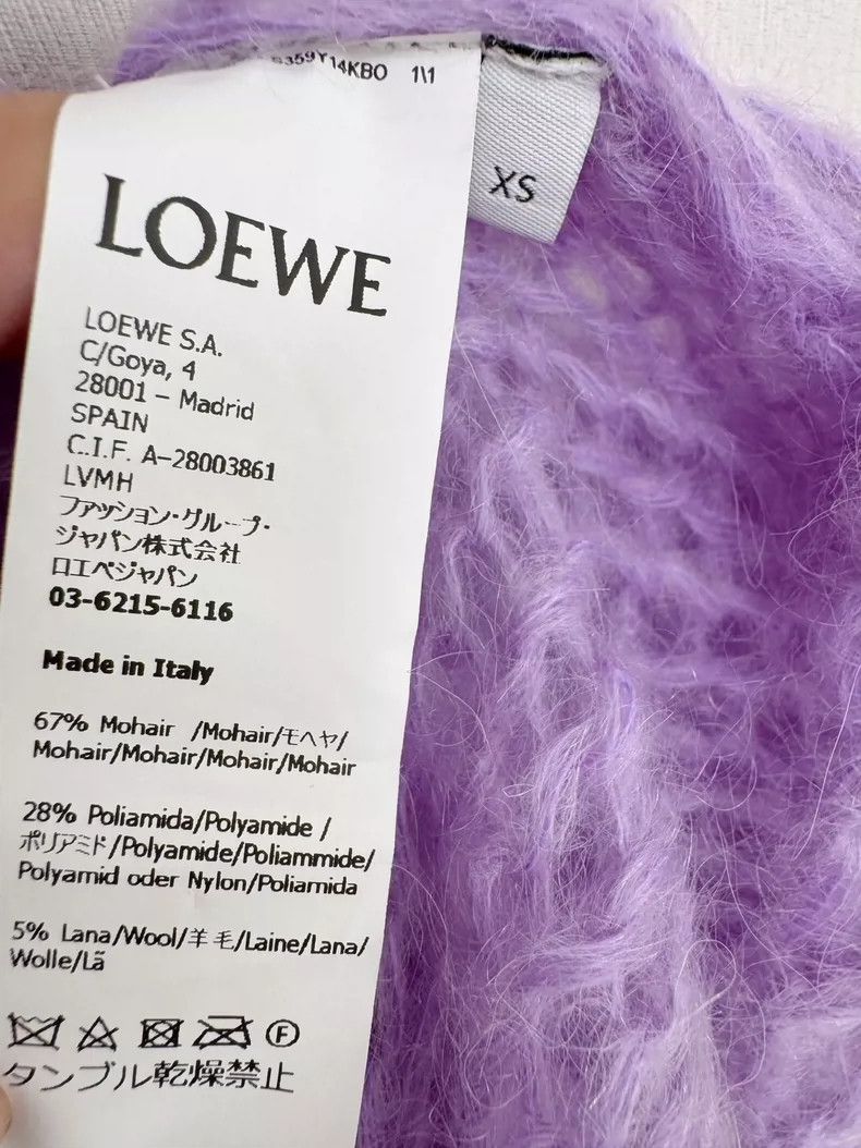 Loewe LOEWE Knitted openwork sweater Size XS / US 0-2 / IT 36-38 - 5 Thumbnail