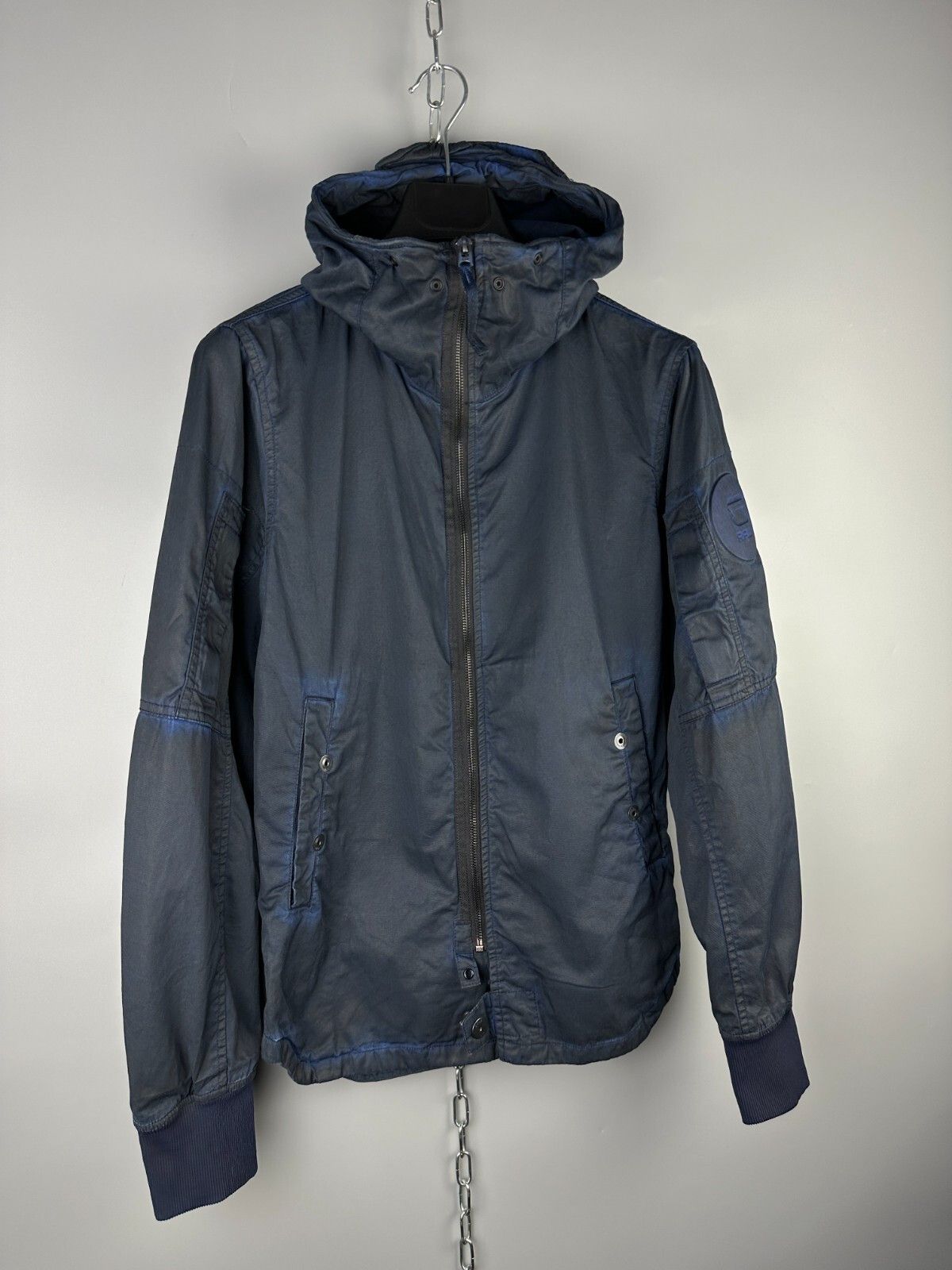 G-Star NEW G Star Garment Dyed Washed Batt Hdd Jacket Size US XS / EU 42 / 0 - 2 Thumbnail