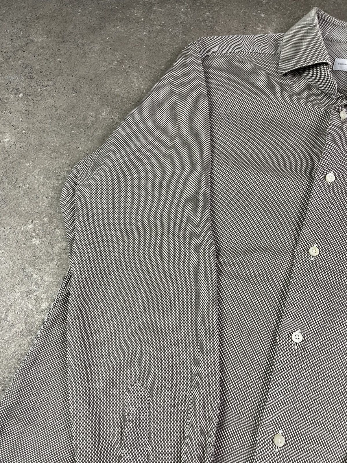 Ermenegildo Zegna Ermenegildo Zegna Button Up Shirt Size US M / EU 48-50 / 2 - 2 Thumbnail