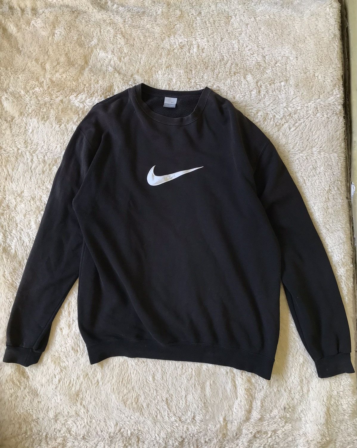 image of Vintage Nike Acg Big Logo Crewneck Sweatshirt in Black, Men's (Size XL)