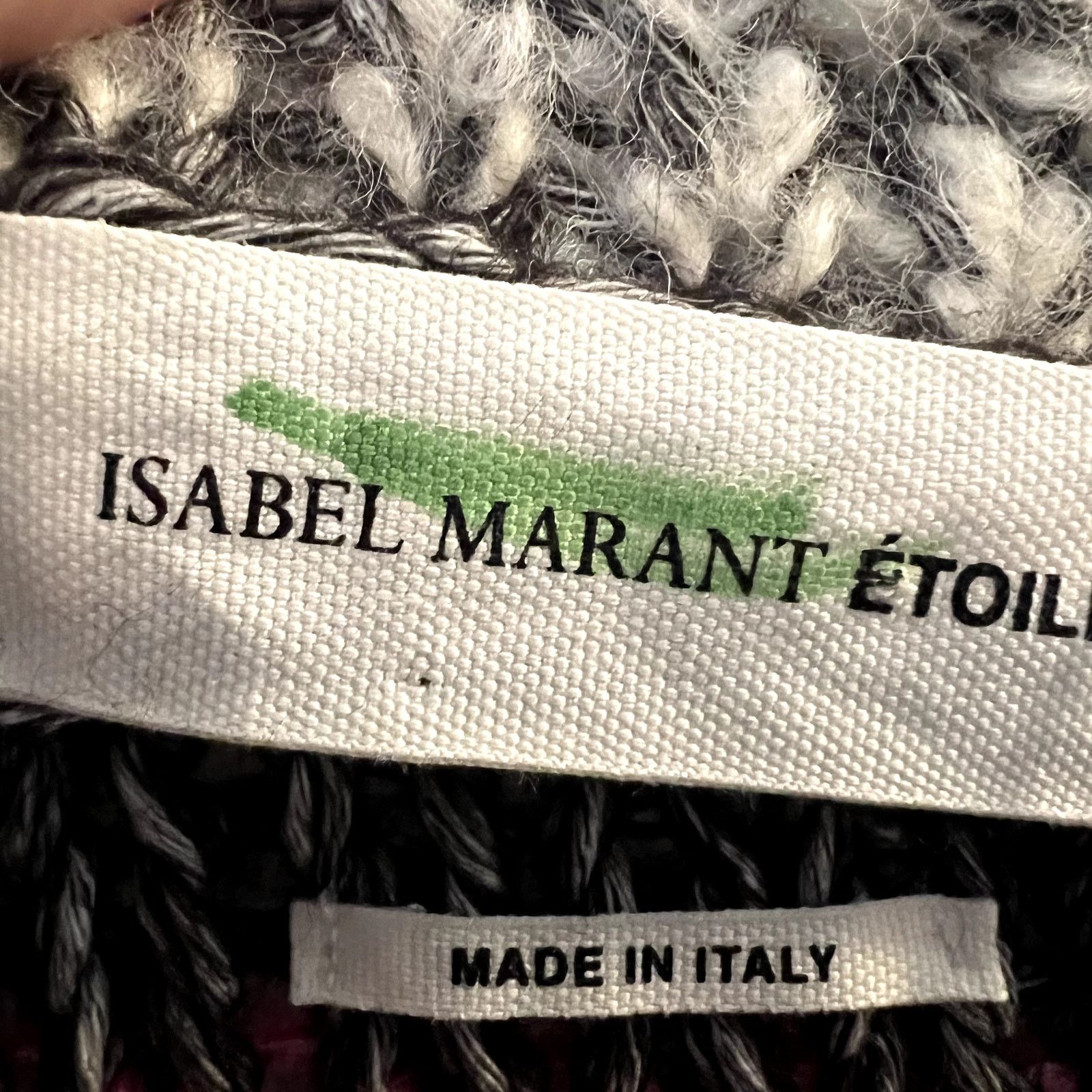 Isabel Marant Etoile Isabel Marant Pit Striped Bateau Sweater in Fuchsia Size S / US 4 / IT 40 - 4 Thumbnail
