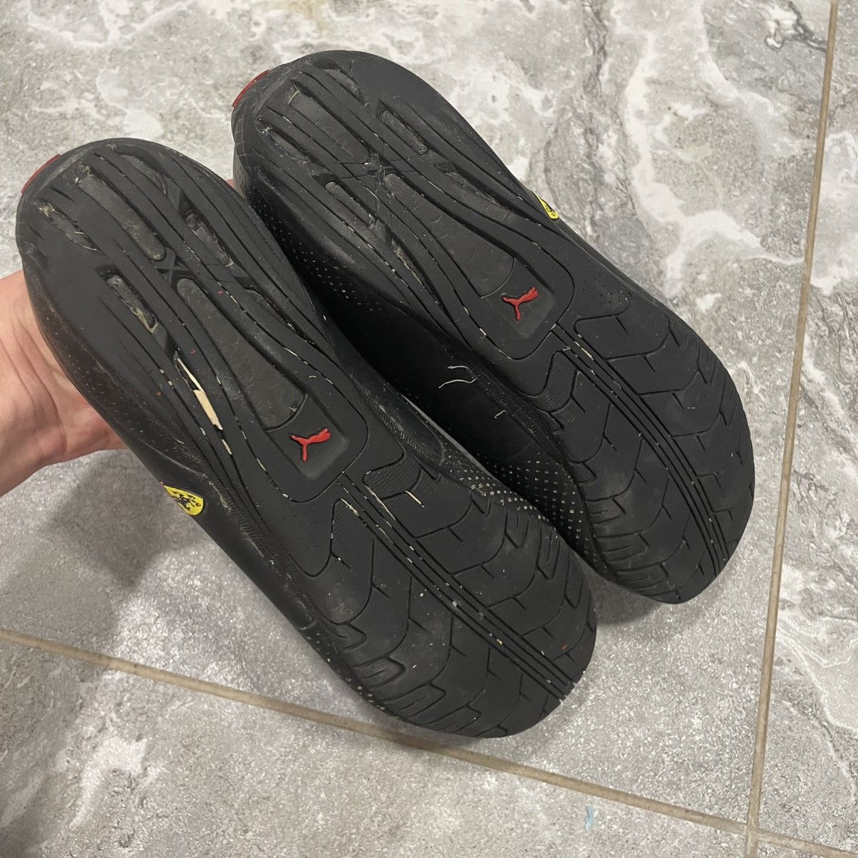 Ferrari × Puma Vintage Puma Ferrari Black Leather Low Sneakers boots speed Size US 10.5 / EU 43-44 - 2 Thumbnail