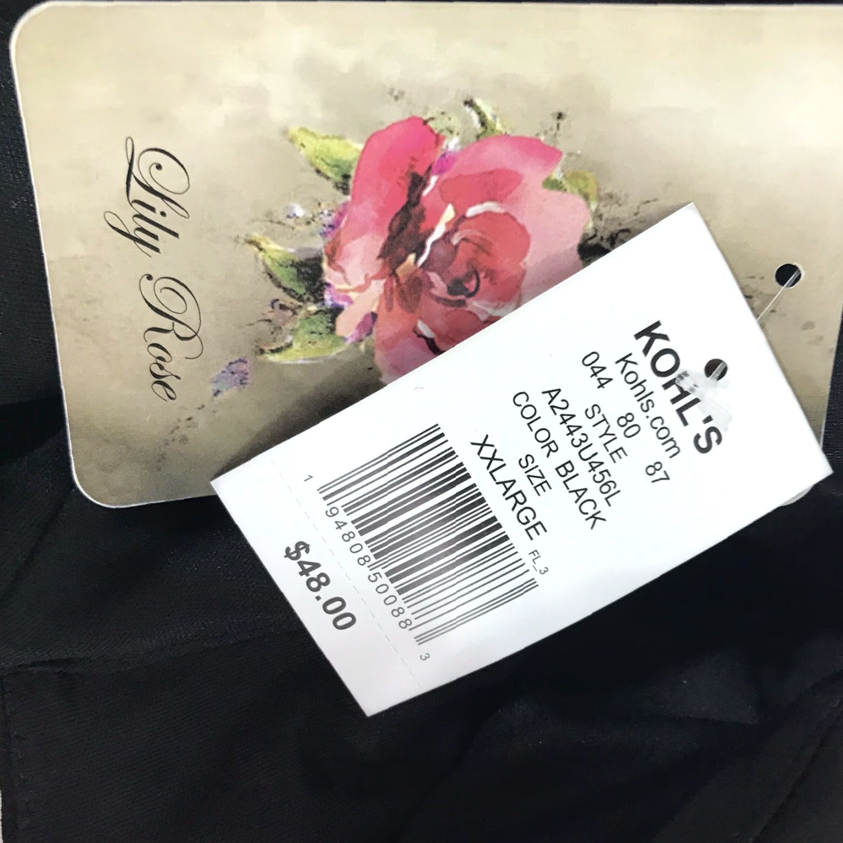 Vintage Lily Rose Black Sleeveless Scoopneck Dress Women Plus Size 2X Formal Cocktail Summer Size XXL / US 16-18 / IT 52-54 - 4 Thumbnail
