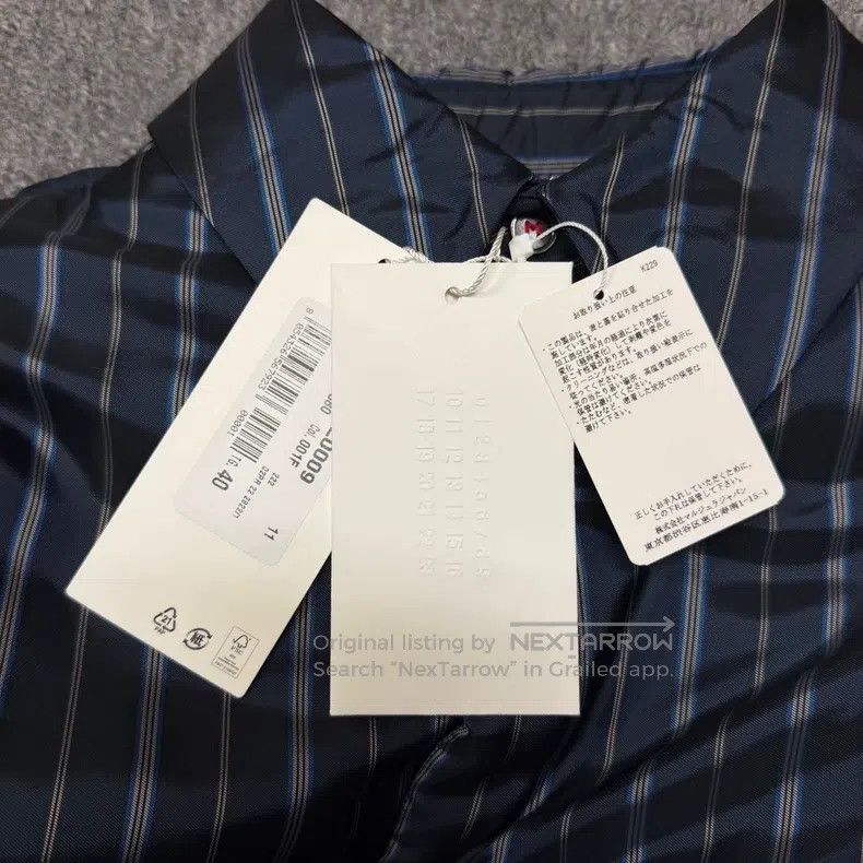 Maison Margiela Maison Margiela 23AW striped cotton long-sleeved shirt jac Size US XXS / EU 40 - 5 Thumbnail