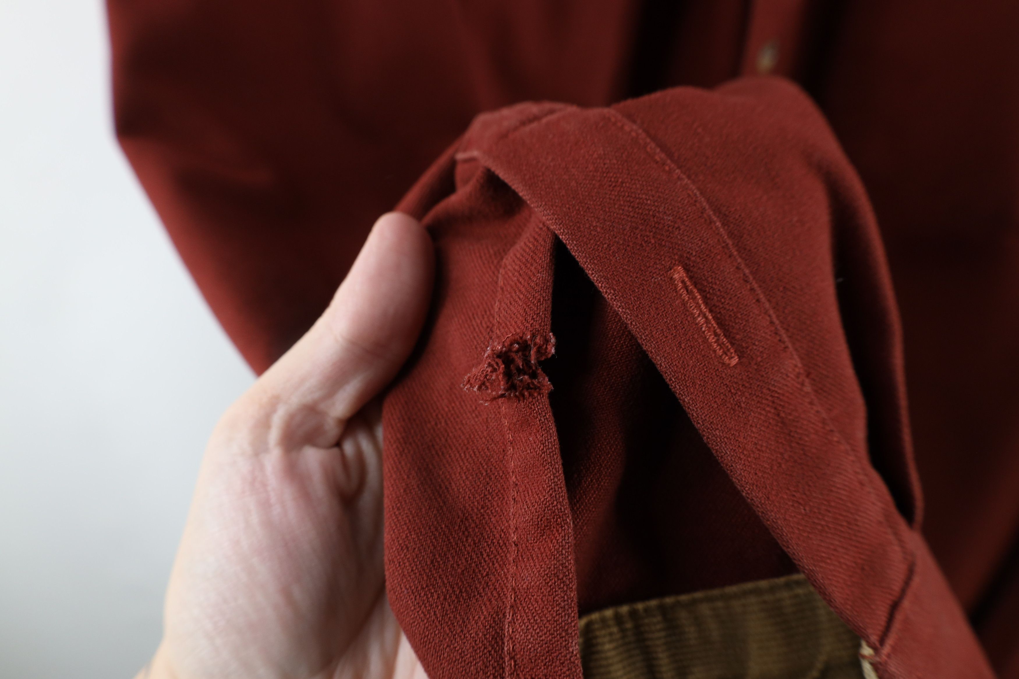 Cabelas × Vintage Vintage 90s Cabelas Heavyweight Collared Button Shirt Red Size US XXL / EU 58 / 5 - 10 Thumbnail