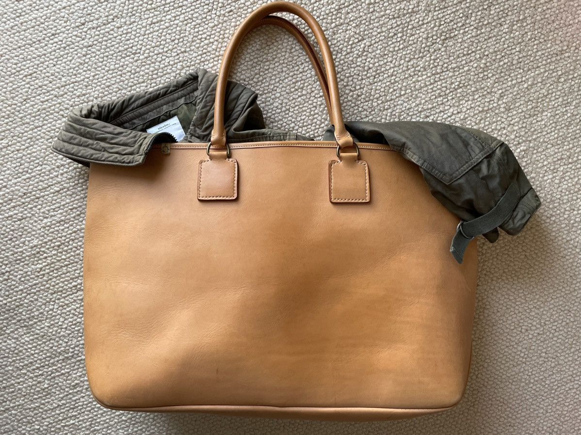 image of Visvim Homer Tote Fr L - Large in Tan, Men's