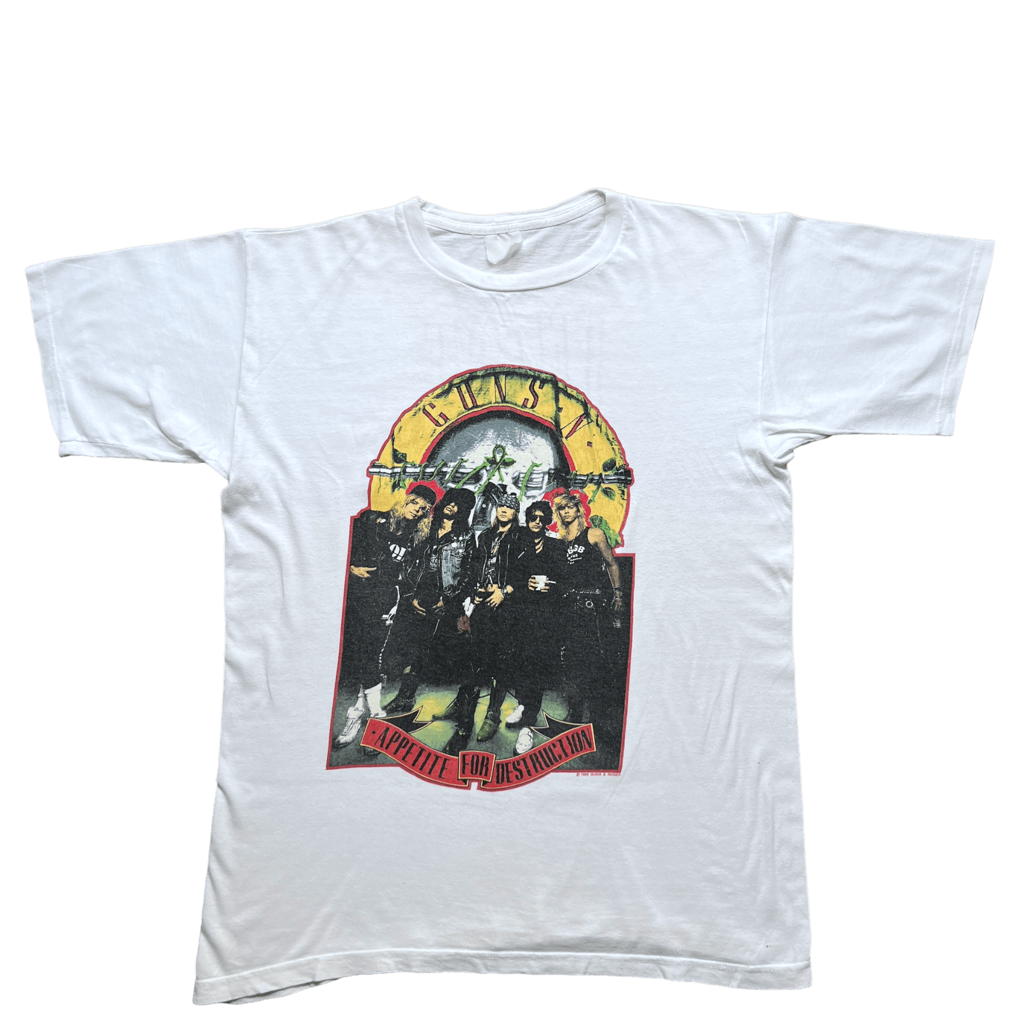 Vintage GUNS N' ROSES "APPETITE FOR DESTRUCTION" - L Size US L / EU 52-54 / 3 - 1 Thumbnail