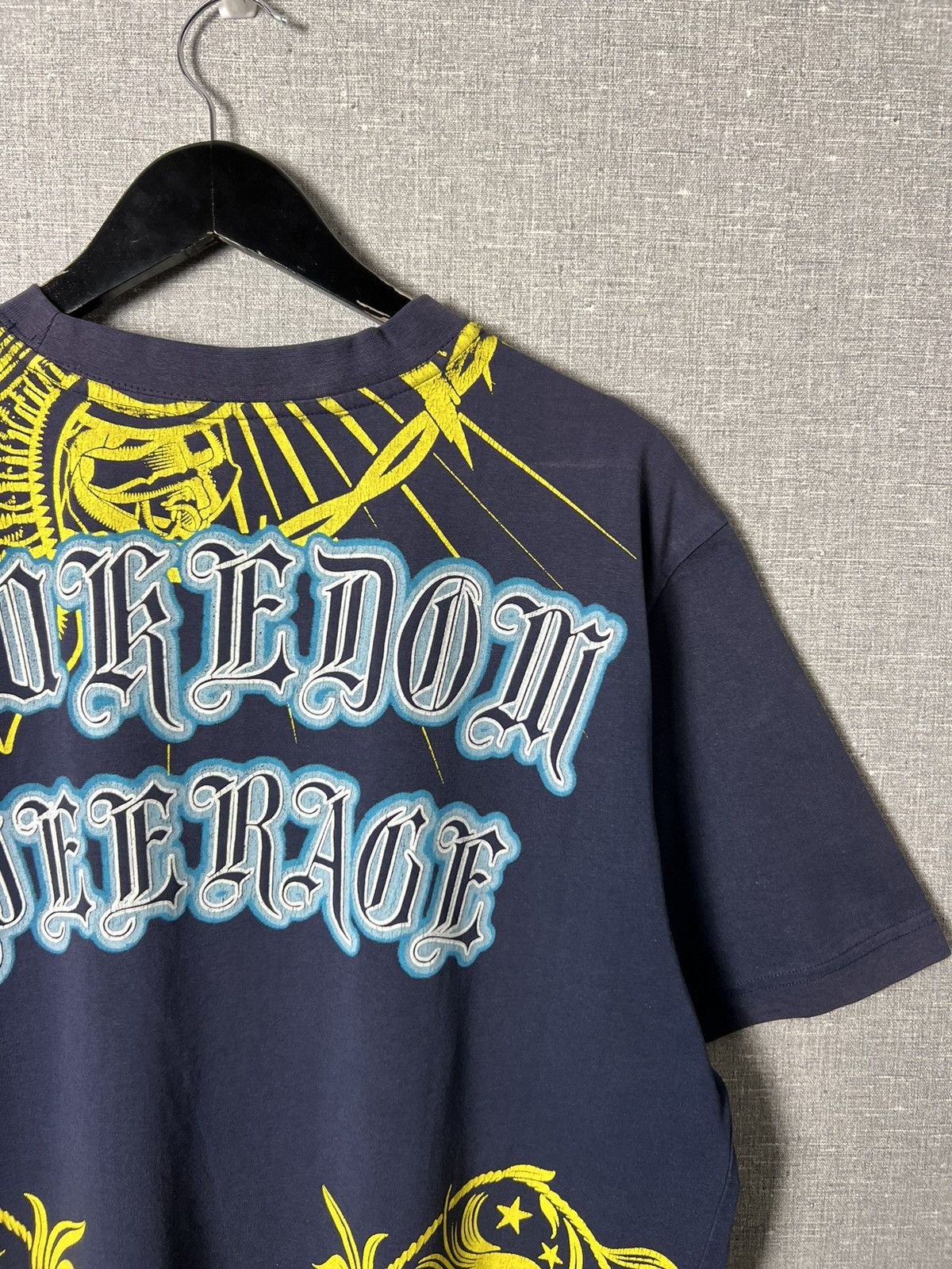 Raw State RAWBLUE Affliction Style All Over Printed Tee Men’s T-Shirt Size US XL / EU 56 / 4 - 13 Thumbnail