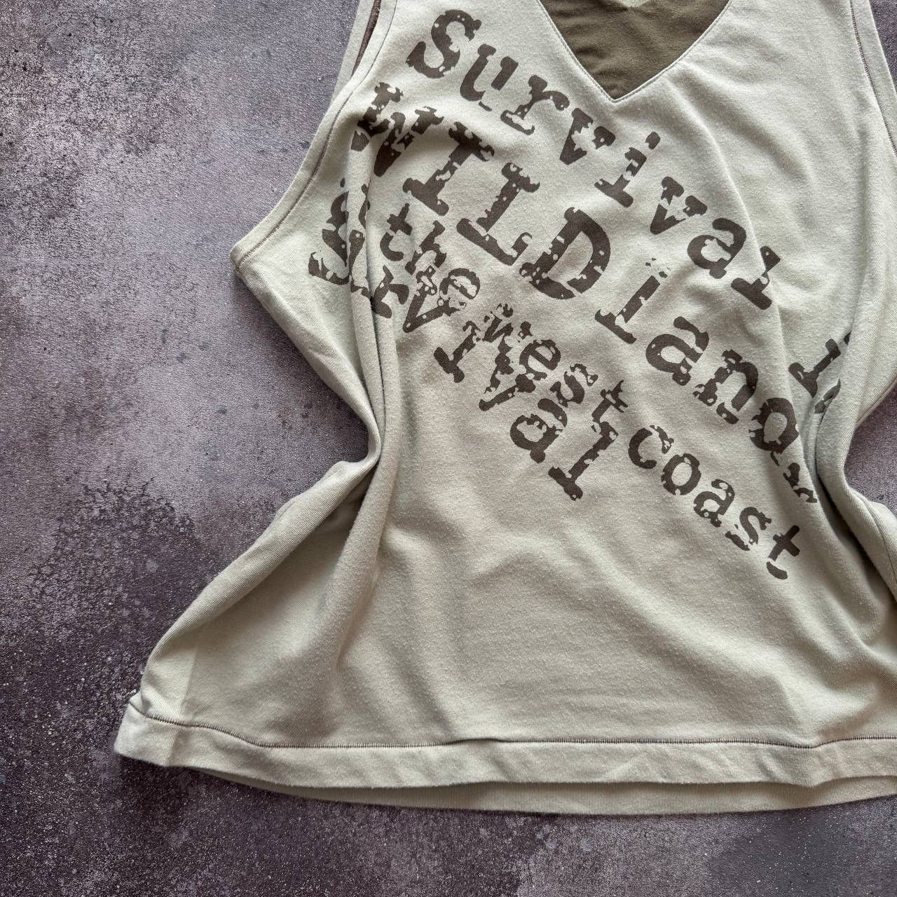 20471120 Y2K Vintage Avant Garde Tank Top Size L / US 10 / IT 46 - 5 Thumbnail