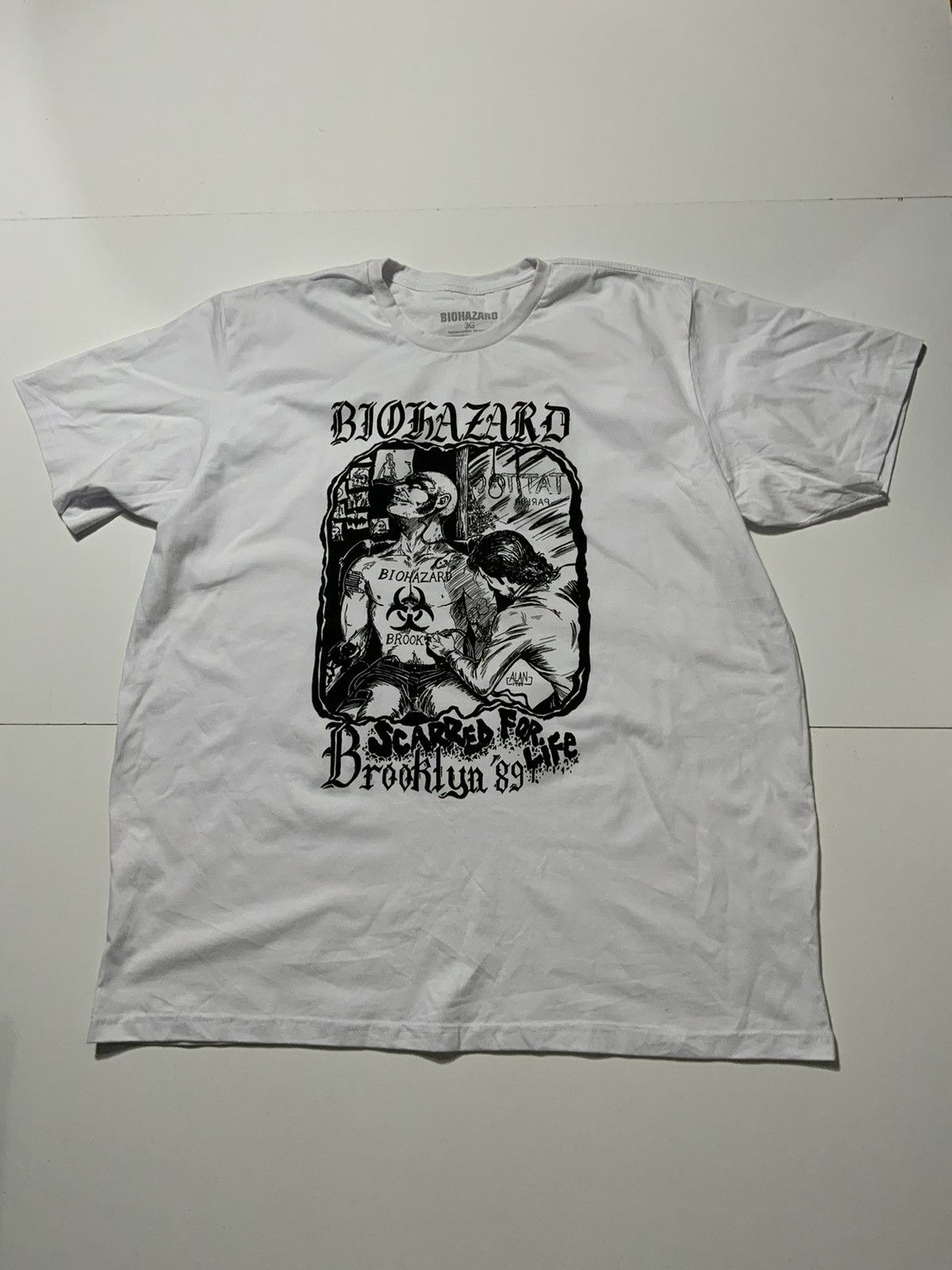 Band Tees Biohazard Scarred For Life Brooklyn NYC 2024 Hardcore Shirt Size US XXL / EU 58 / 5 - 2 Thumbnail