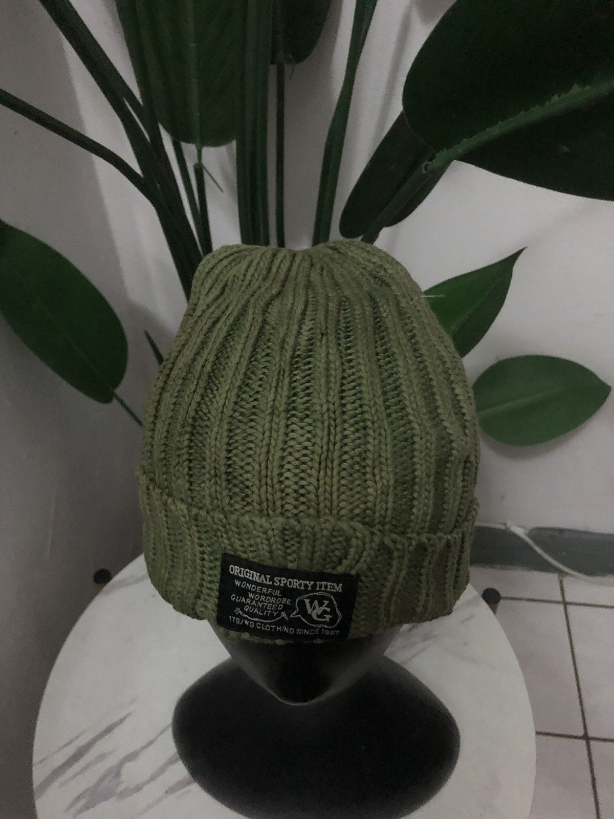 Japanese Brand × Vintage SUN FADED BEANIE HAT GRUNGE STYLE Size ONE SIZE - 3 Thumbnail