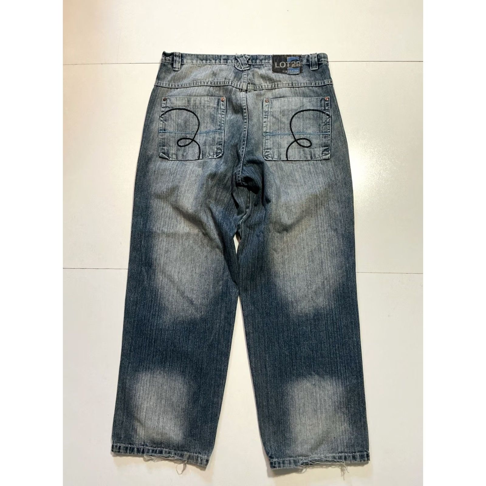 Denime VINTAGE Tom & Jerry Cartoon Graphic Baggy Denim Jeans Sz. 38 Men Denim 2000s Lot 29 Size US 38 / EU 54 - 3 Thumbnail