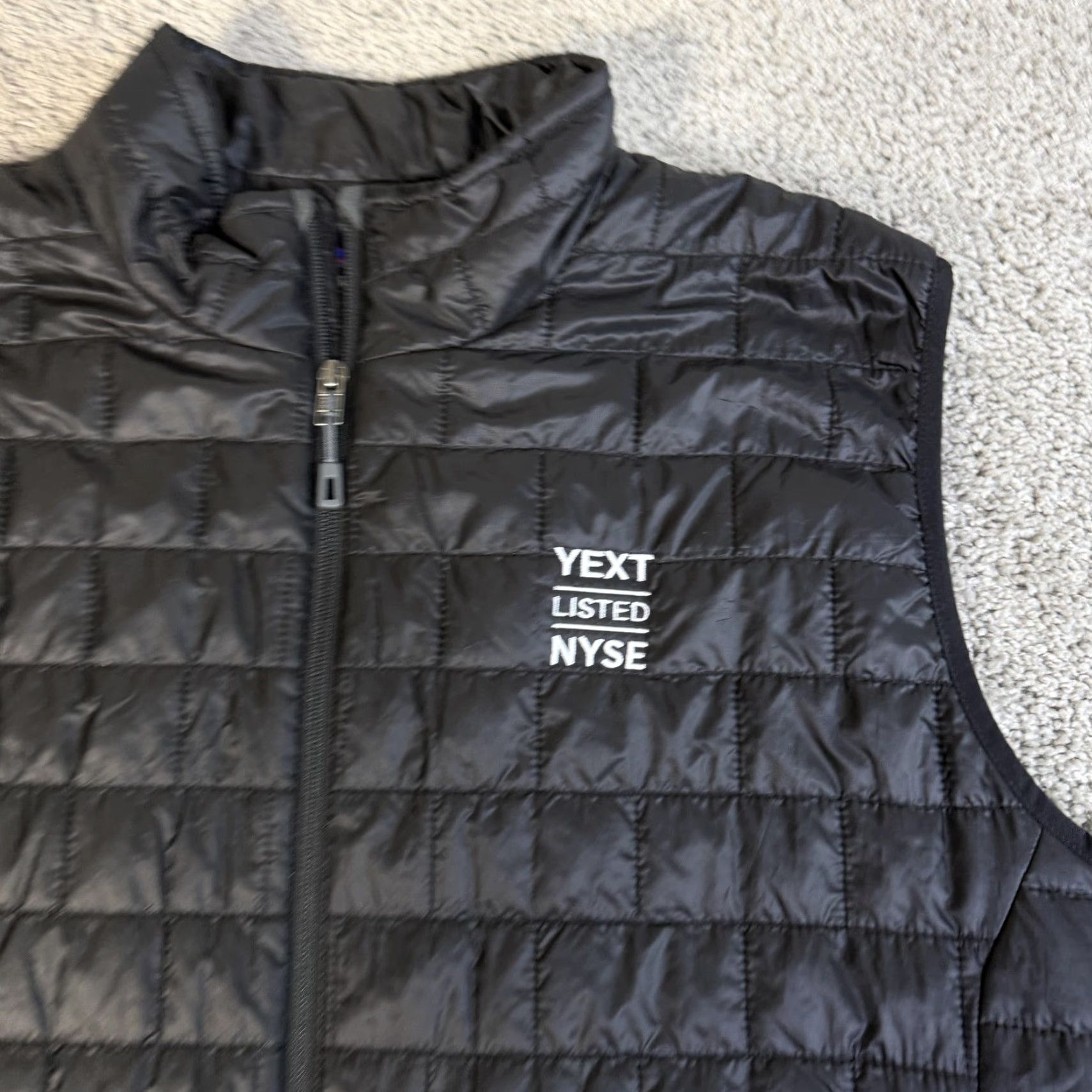 Patagonia Patagonia Vest Mens XL Black Quilted Insulated Puffer Full Zip Nano Puff Short Jacket Size US XL / EU 56 / 4 - 3 Thumbnail