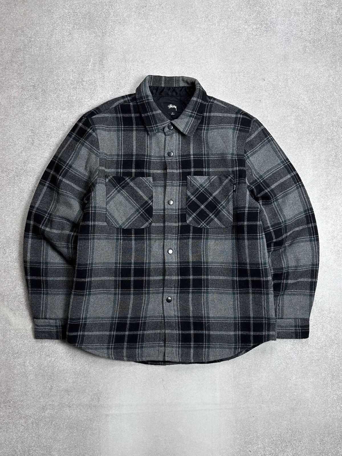 Stussy Vintage Stussy Check Overshirt Jacket S Size US S / EU 44-46 / 1 - 1 Thumbnail