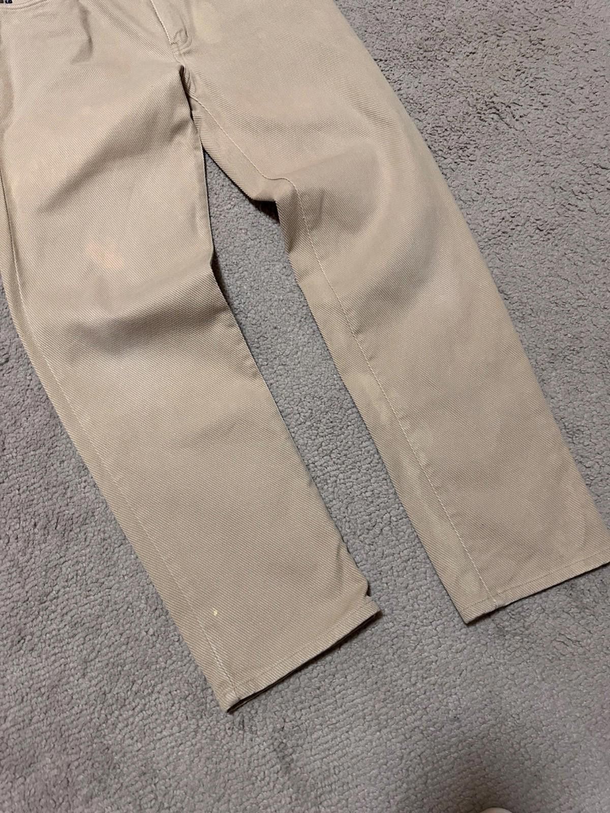 Yves Saint Laurent 90s Yves Saint Laurent YSL Logo Beige Pants Jeans Vntg 32/32 Size US 32 / EU 48 - 8 Thumbnail