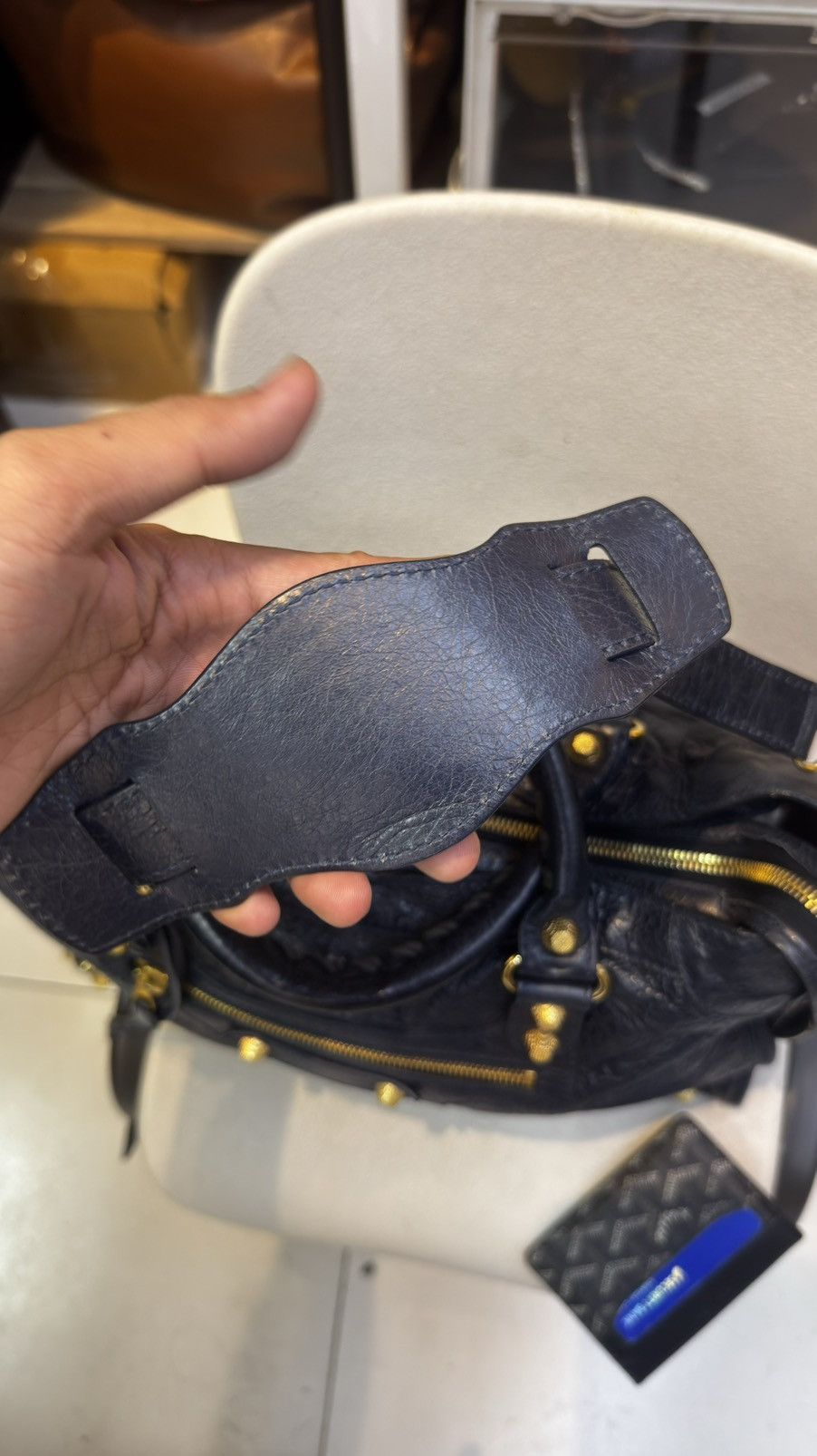 Balenciaga BALENCIAGA Persian Lambskin Leather Giant 12 Gold City Bag Size ONE SIZE - 16 Thumbnail