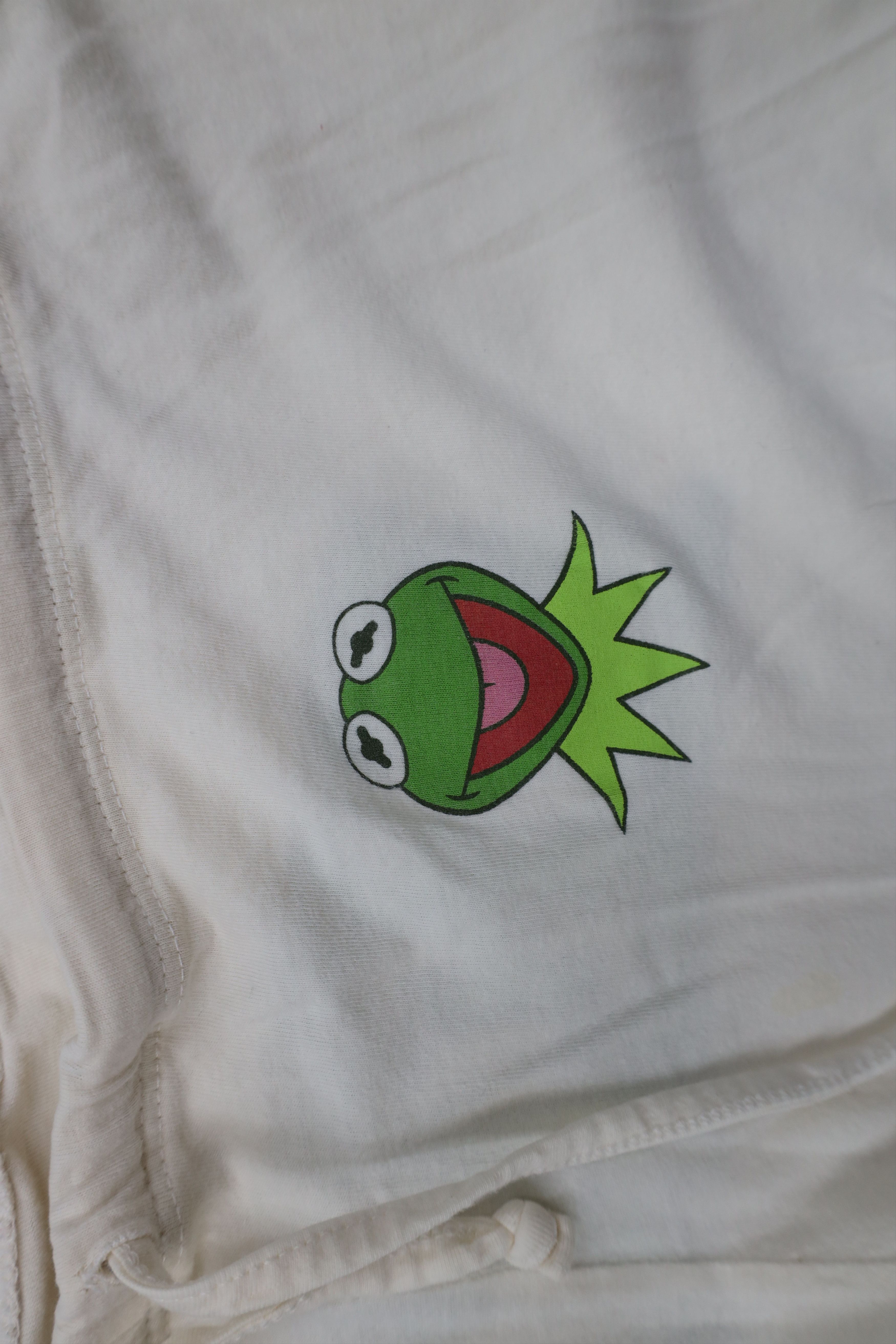 Vintage Vintage Y2K 2002 Muppets Kermit the Frog Wide Leg Pants Size 42" / US 20 - 6 Thumbnail