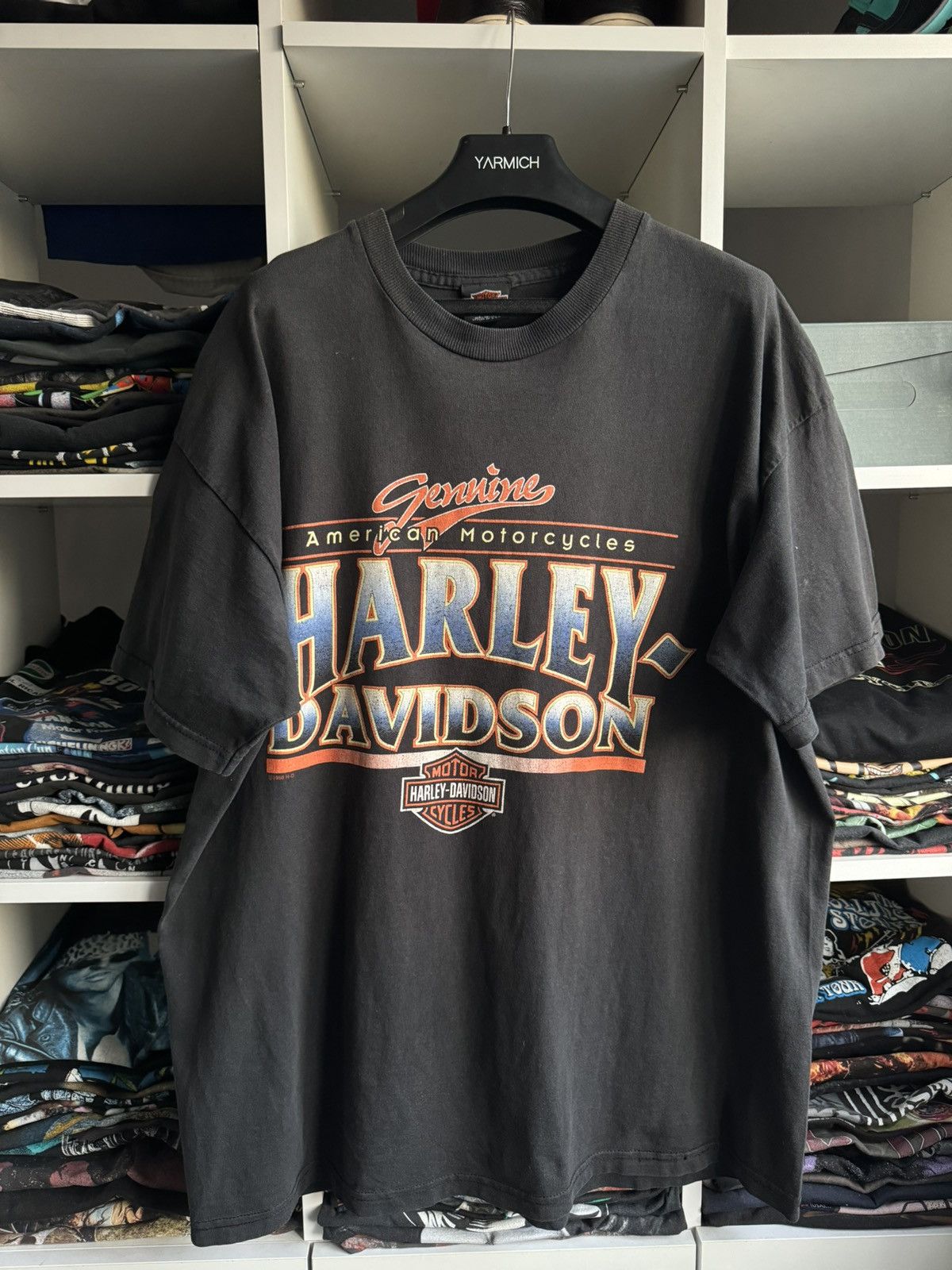 Harley Davidson Vintage 1998 Harley Davidson West Germany Printed Tee Size US XXL / EU 58 / 5 - 3 Thumbnail