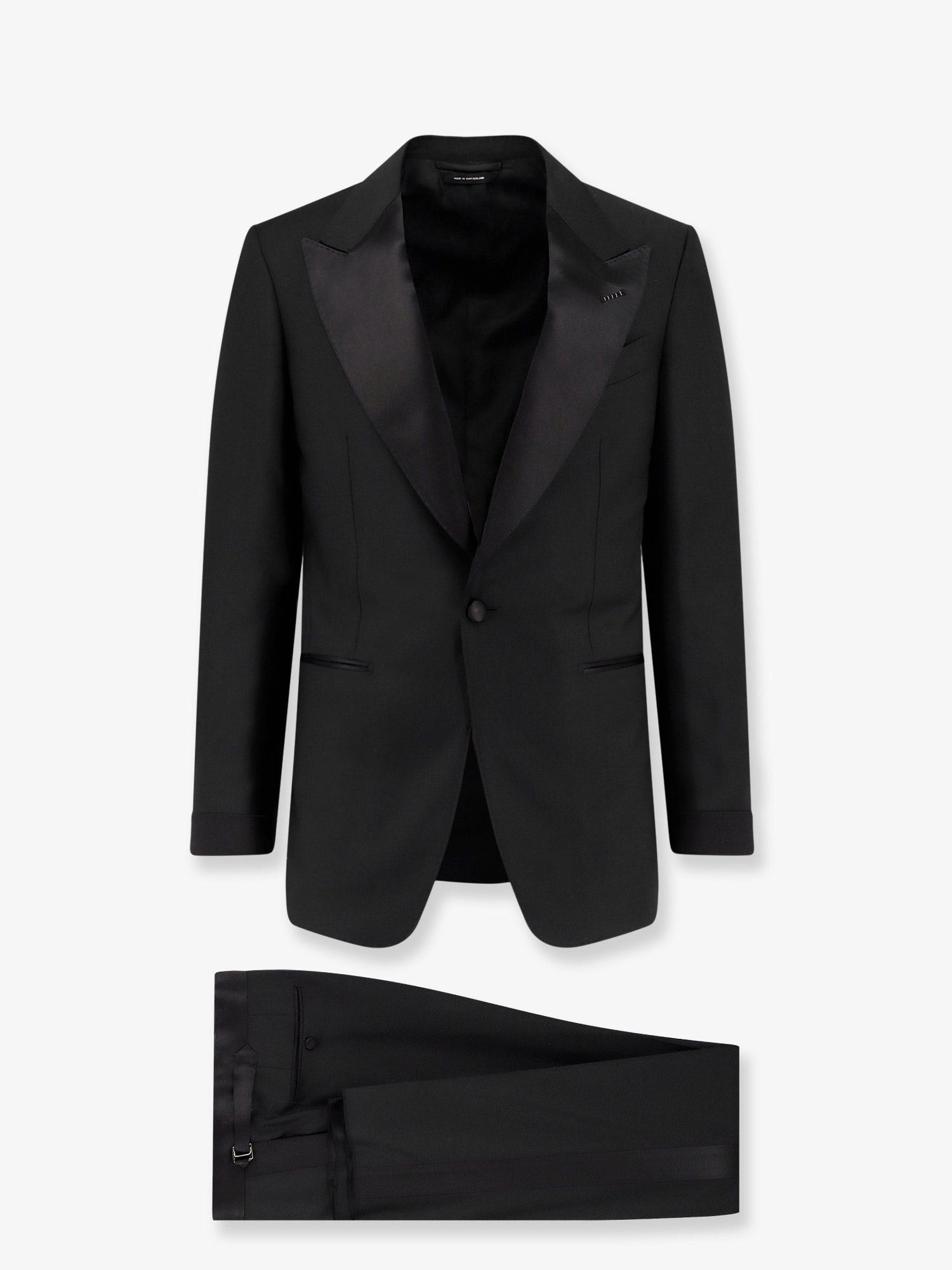 Tom Ford Shelton Stretch Wool Tuxedo Size US M / EU 48-50 / 2 - 1 Thumbnail