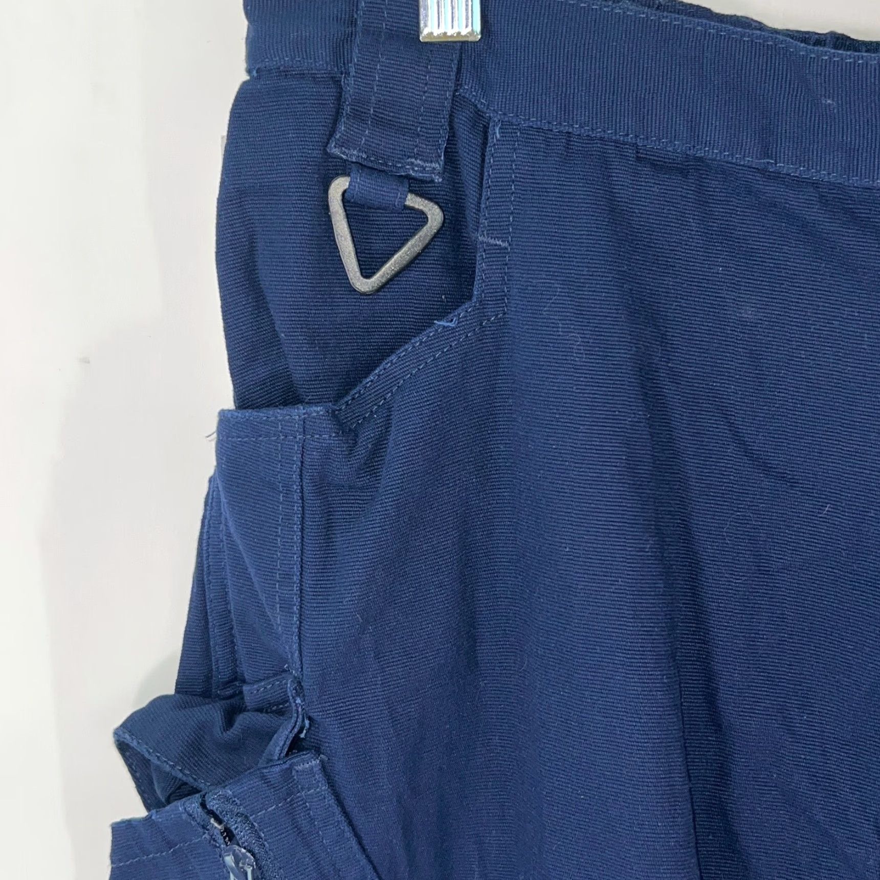 Vintage Mens Designed And Tested In USA Cargo Pants Mid Rise Stretch Blue Size 38X30 Size US 38 / EU 54 - 6 Thumbnail