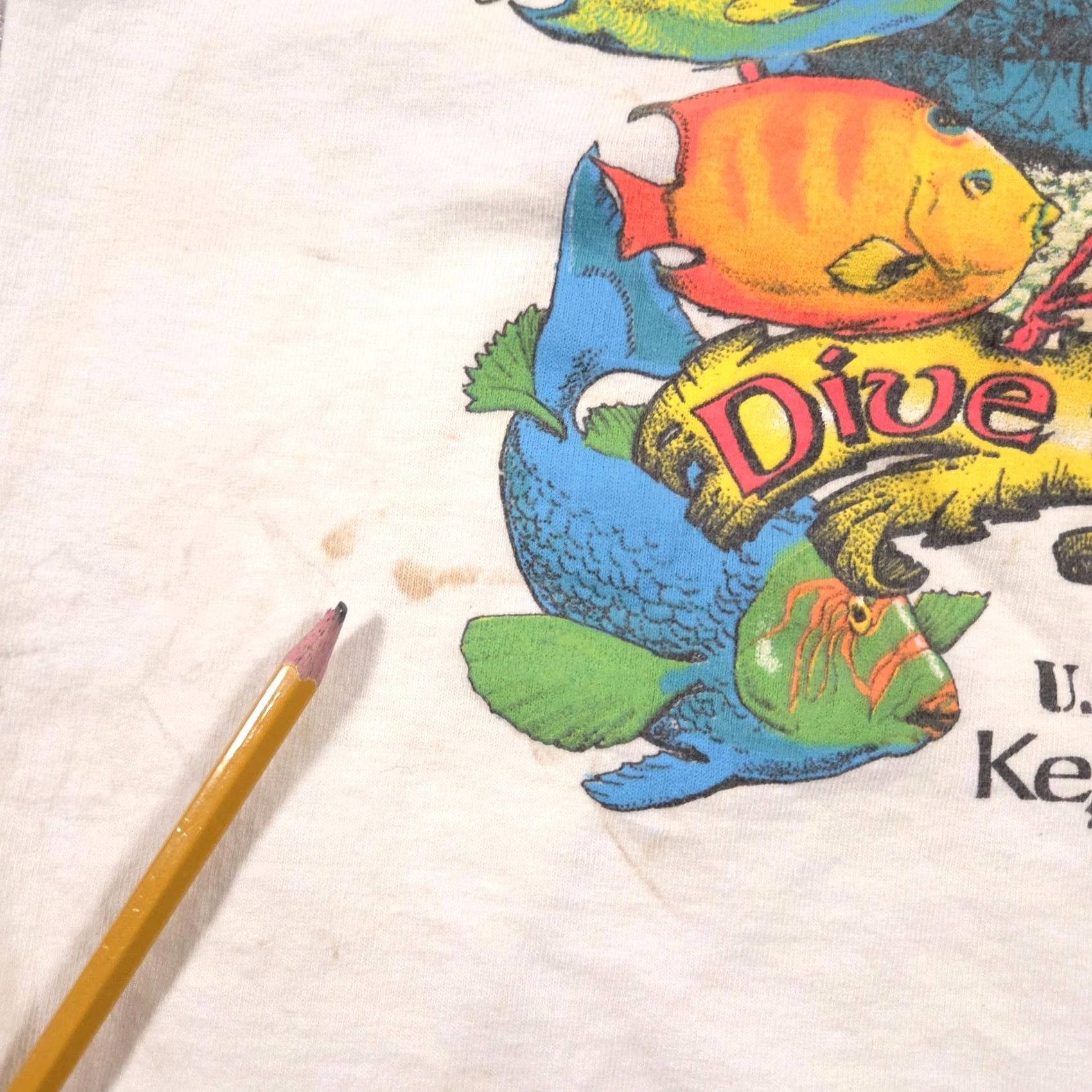 Vintage VINTAGE Dive the Bibb & Duane Shirt Mens Large White Florida Keys Tank 90s Size US L / EU 52-54 / 3 - 6 Thumbnail