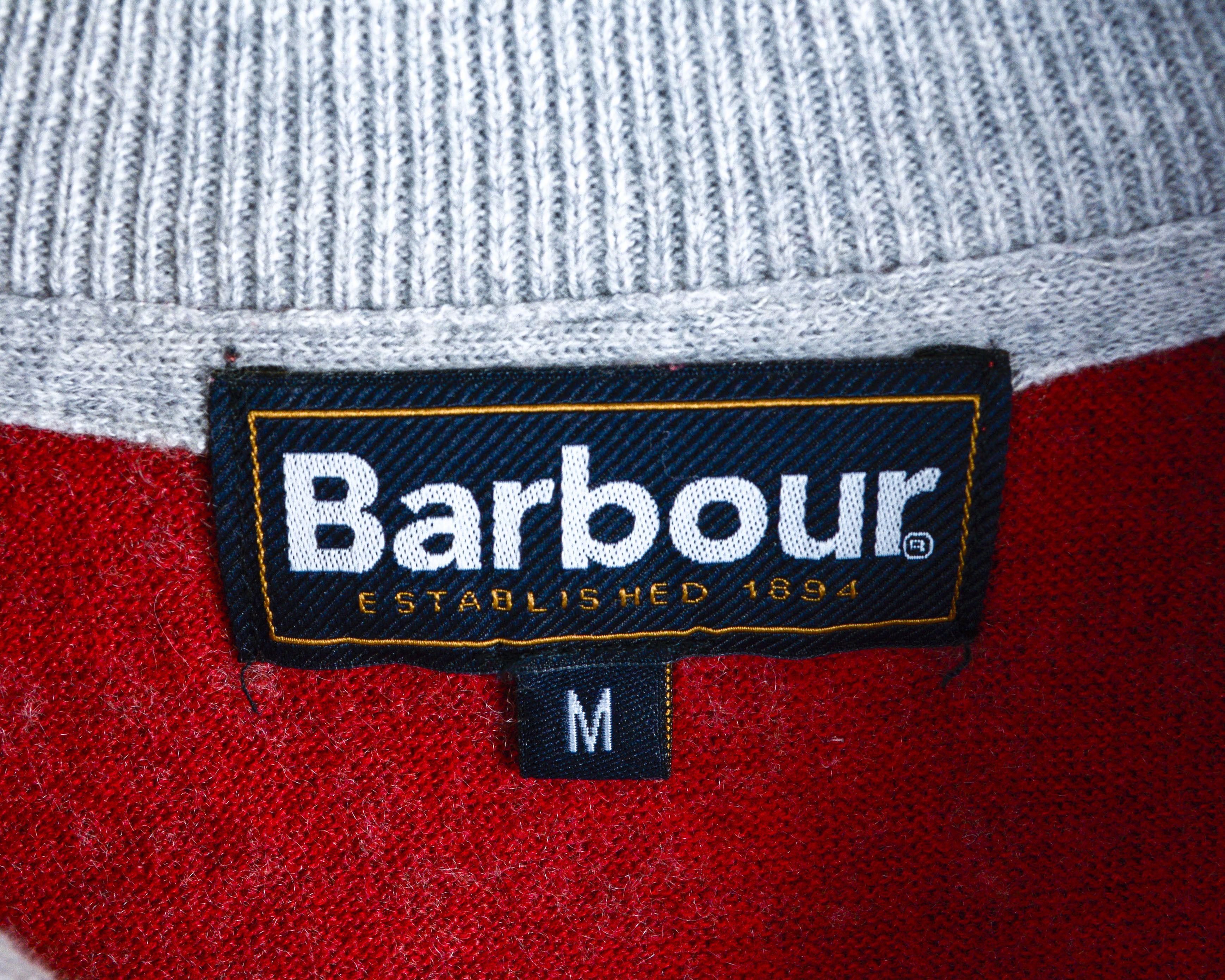Barbour Sweater M Jumper Cashmere Pullover 1/4 Zip Neck Top Size US M / EU 48-50 / 2 - 5 Thumbnail