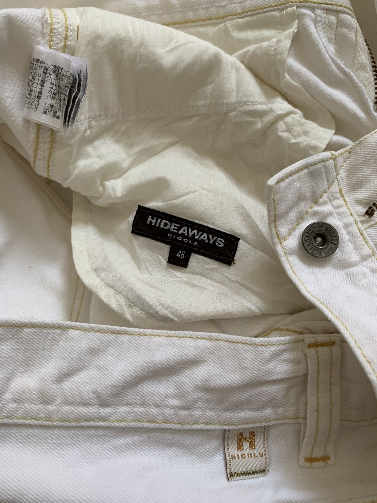 HIDEAWAYS Hideaways Nicole Club Zipper Flared Jeans Size US 32 / EU 48 - 6 Thumbnail