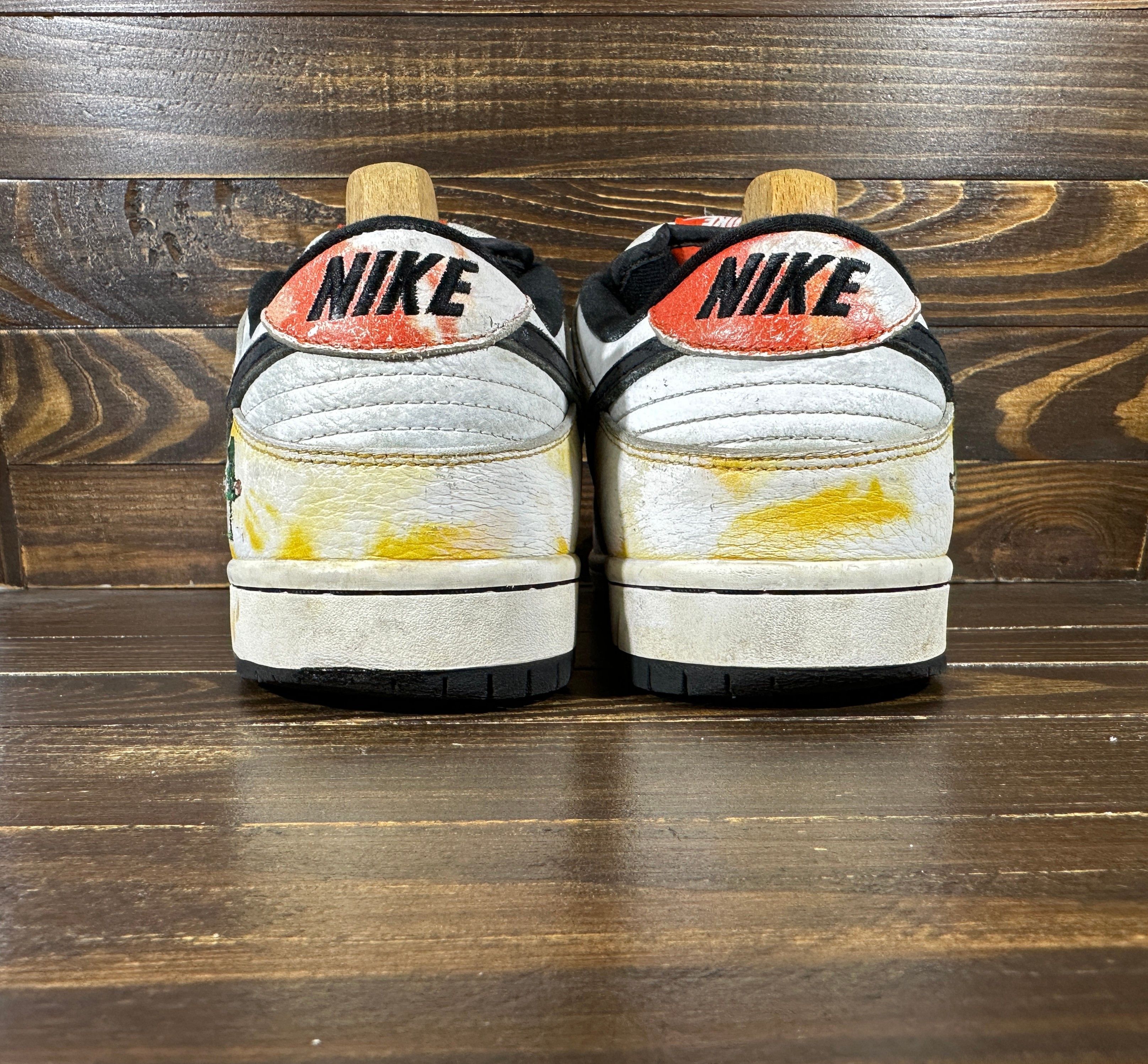 Leather × Nike Nike SB Dunk Low Tie-Dye Raygun - White Men's Sneakers Size US 10 / EU 43 - 6 Thumbnail