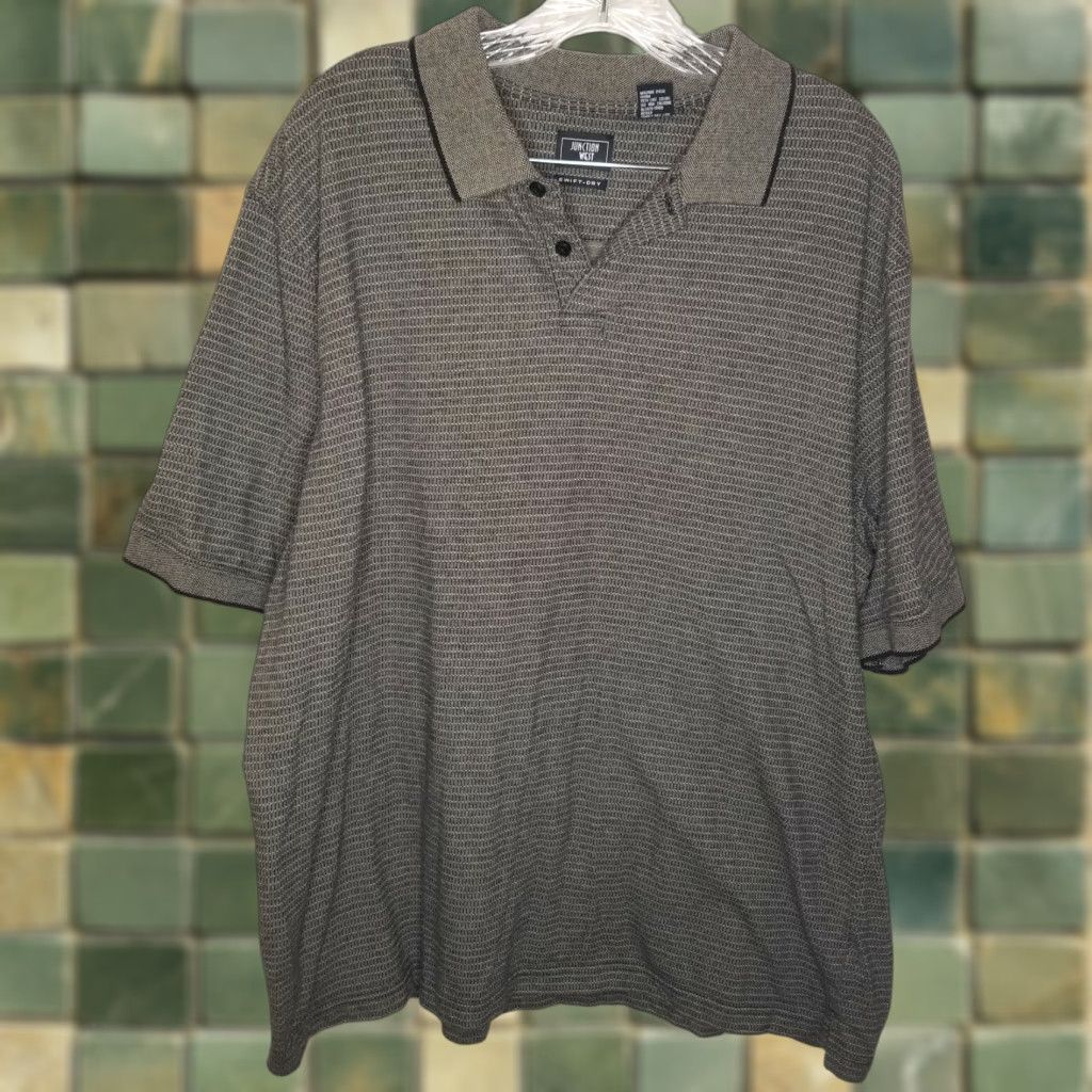 Vintage Junction West Swift Dry Green Short Sleeve Polo Size 2XL Mens Size US XXL / EU 58 / 5 - 1 Thumbnail