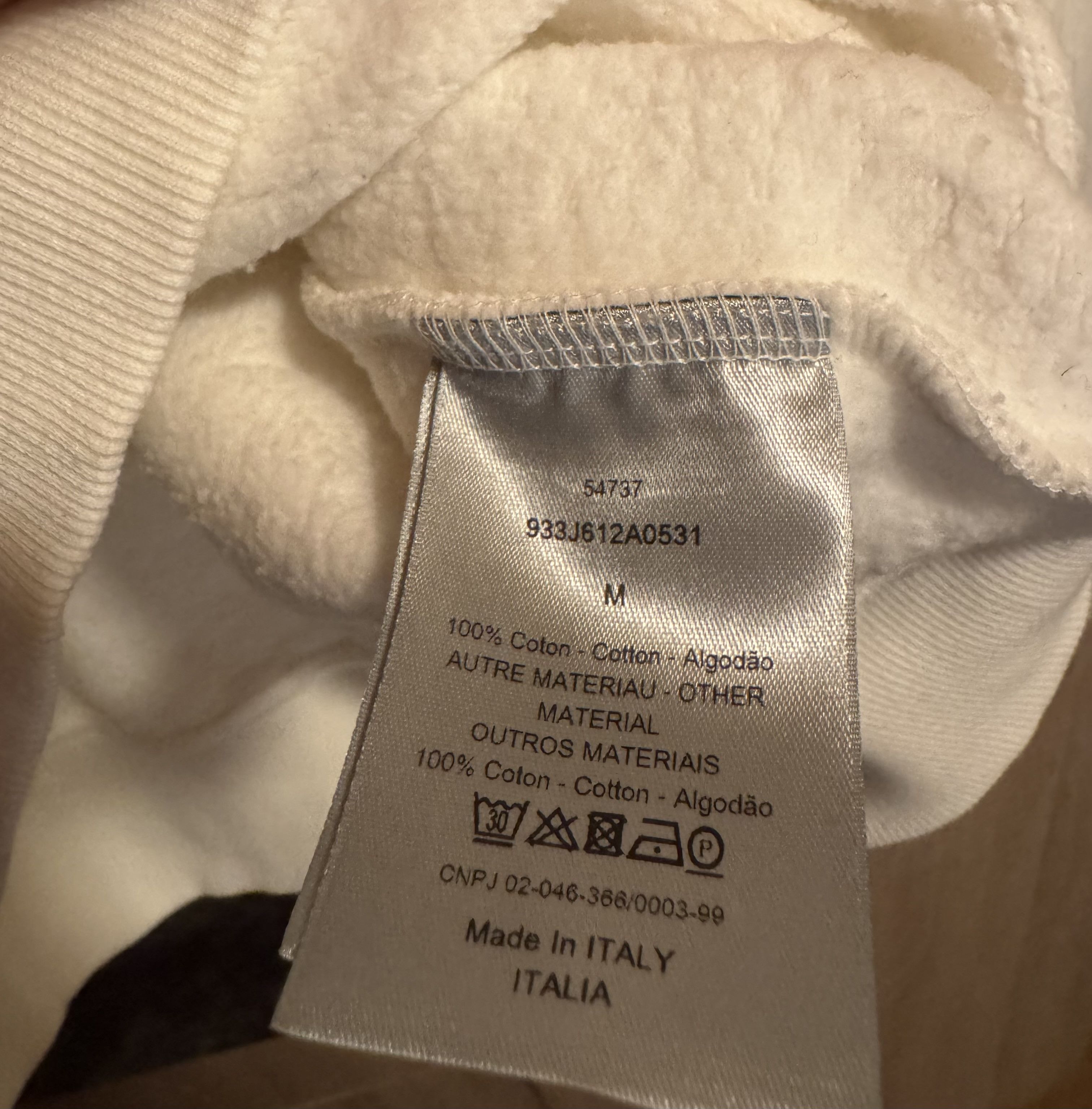 Dior × Kaws Dior x Kaws Bee Crewneck Sweatshirt White Size US M / EU 48-50 / 2 - 3 Thumbnail