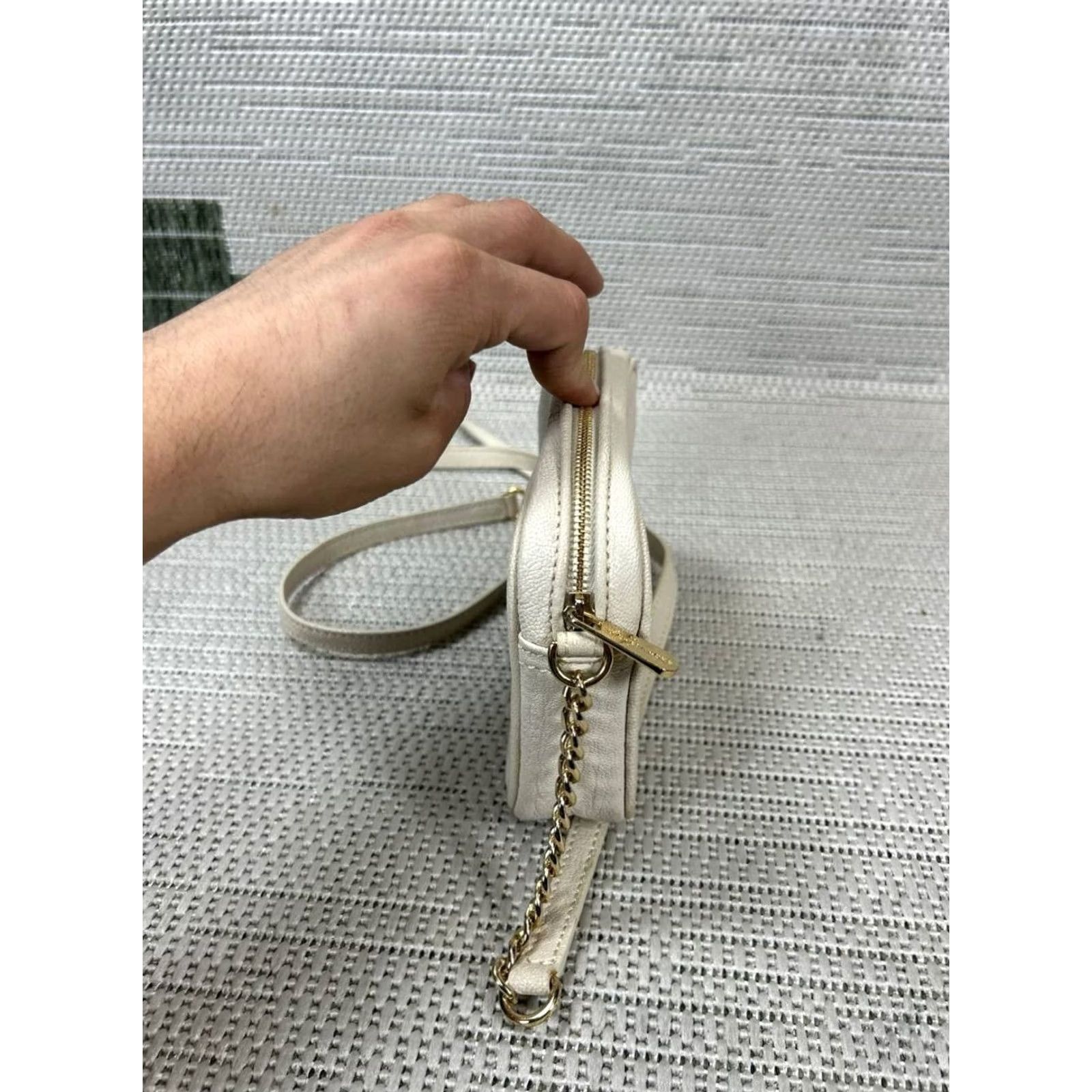 Michael Kors Michael Kors Hamilton White Leather Crossbody Bag Small Inner Pockets Vintage No Ladies Womens Bag Size ONE SIZE - 5 Thumbnail