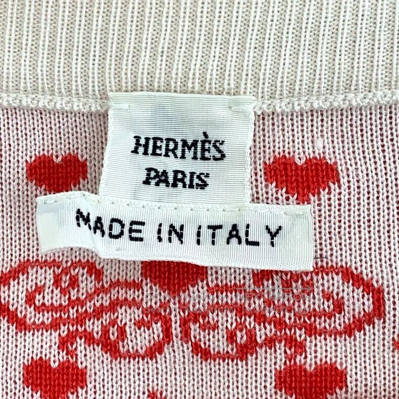 Hermes Hermes Red Cashmere Heart Shape Collar Single-breasted Lon Size XXS / US 00 / IT 34 - 5 Thumbnail