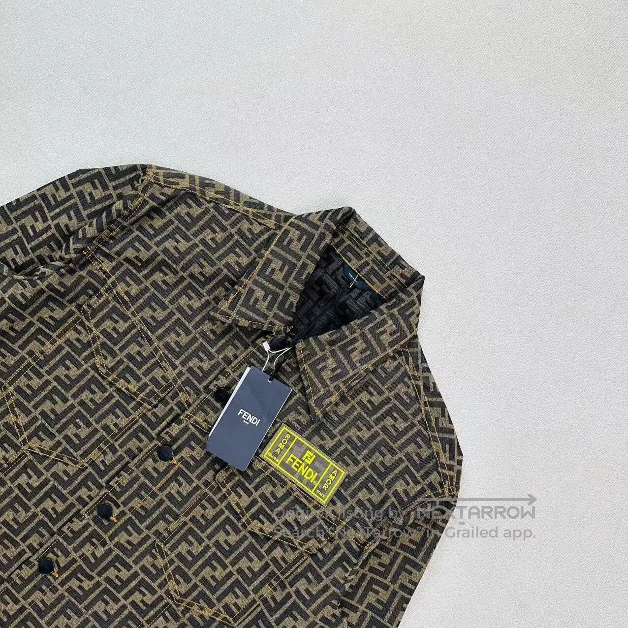 Fendi fendi double f logo denim jacket. Size US L / EU 52-54 / 3 - 3 Thumbnail