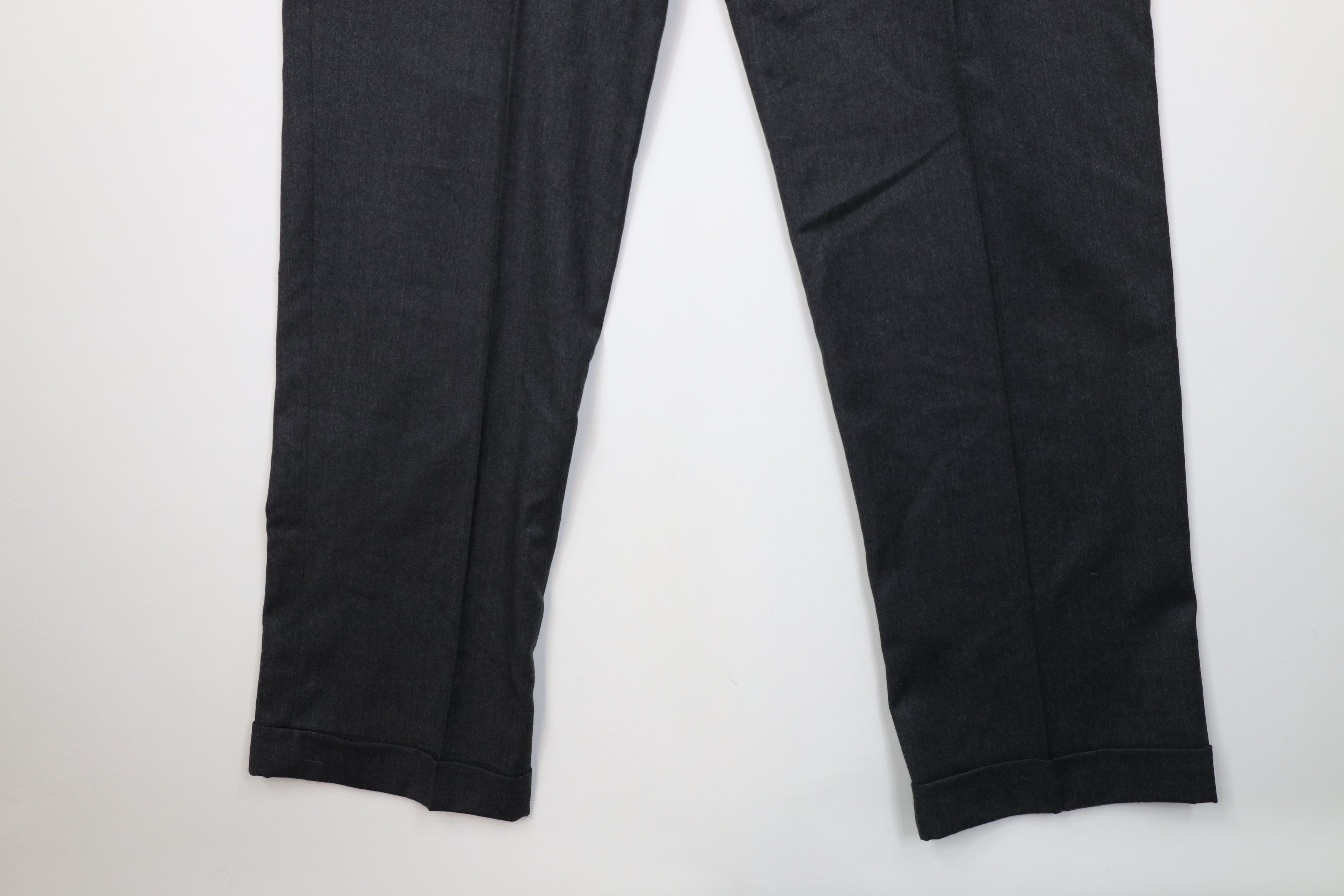 Vintage Vintage 90s Streetwear Cashmere Wide Leg Chino Pants Gray Size US 36 / EU 52 - 12 Thumbnail